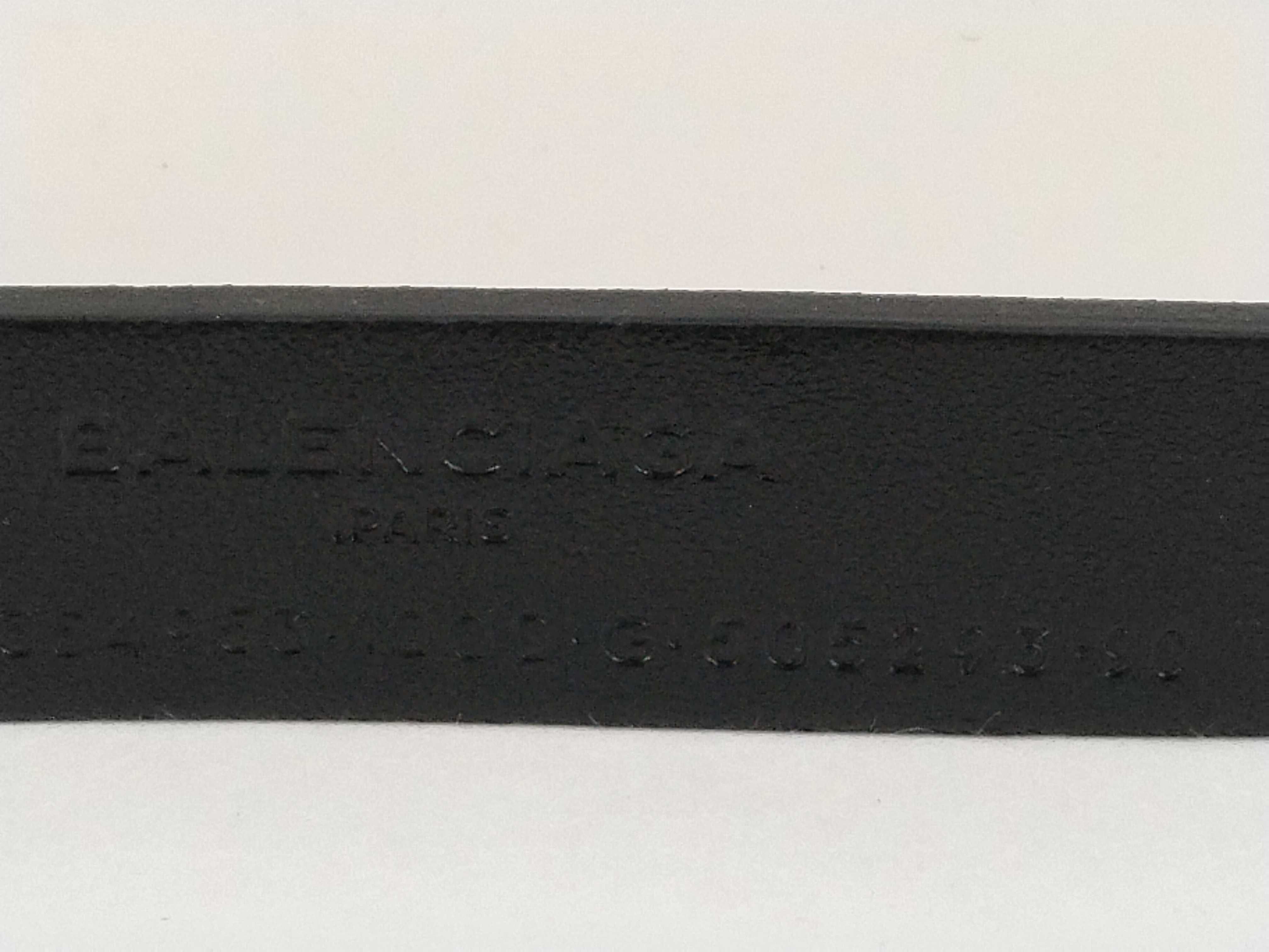 Ribbon Black Leather Belt (Comes with box, dust bag, and booklet) — view 10
