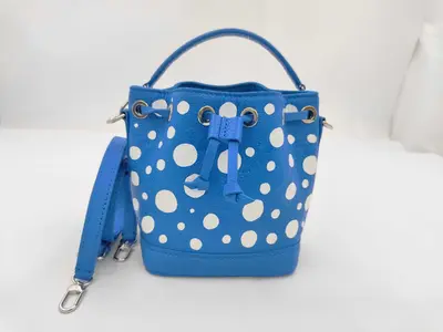 M81985 LV x YK Nano Noe Blue Clair 2-Way Handbag Shoulder Bag