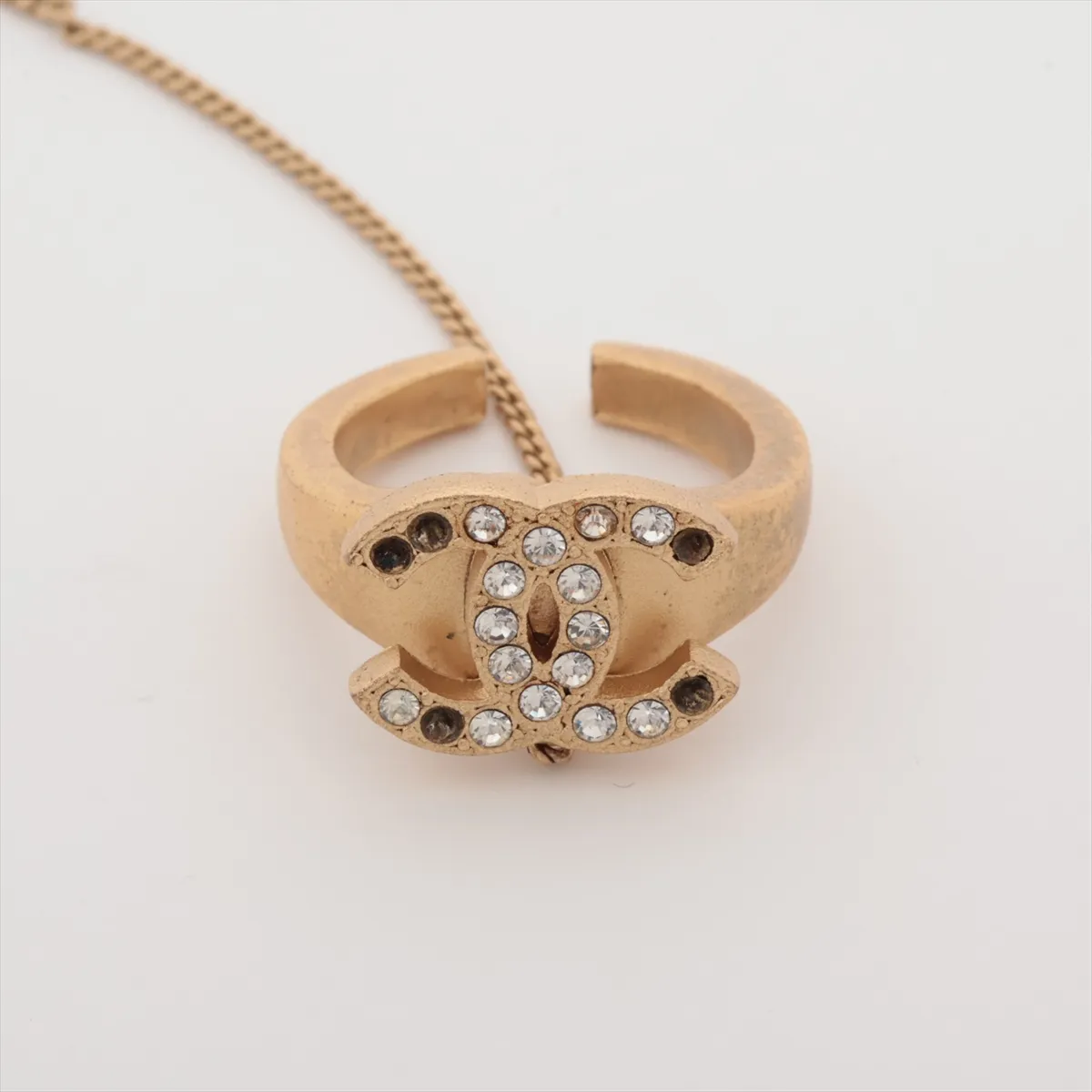 Cocomark Logo 01C Bangle GP x Rhinestone Gold — view 6
