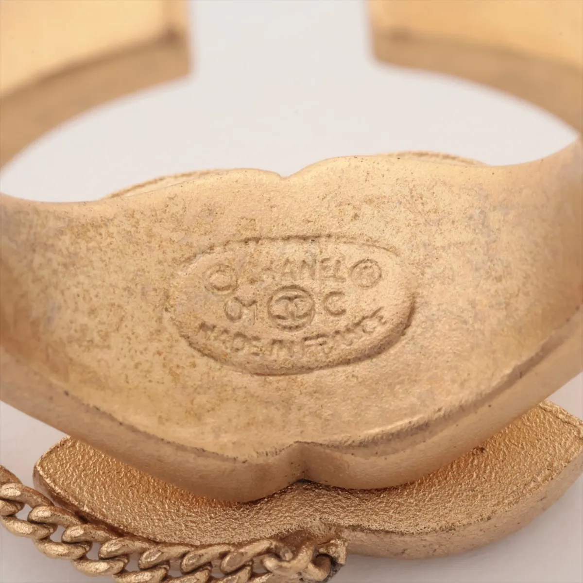 Cocomark Logo 01C Bangle GP x Rhinestone Gold — view 8