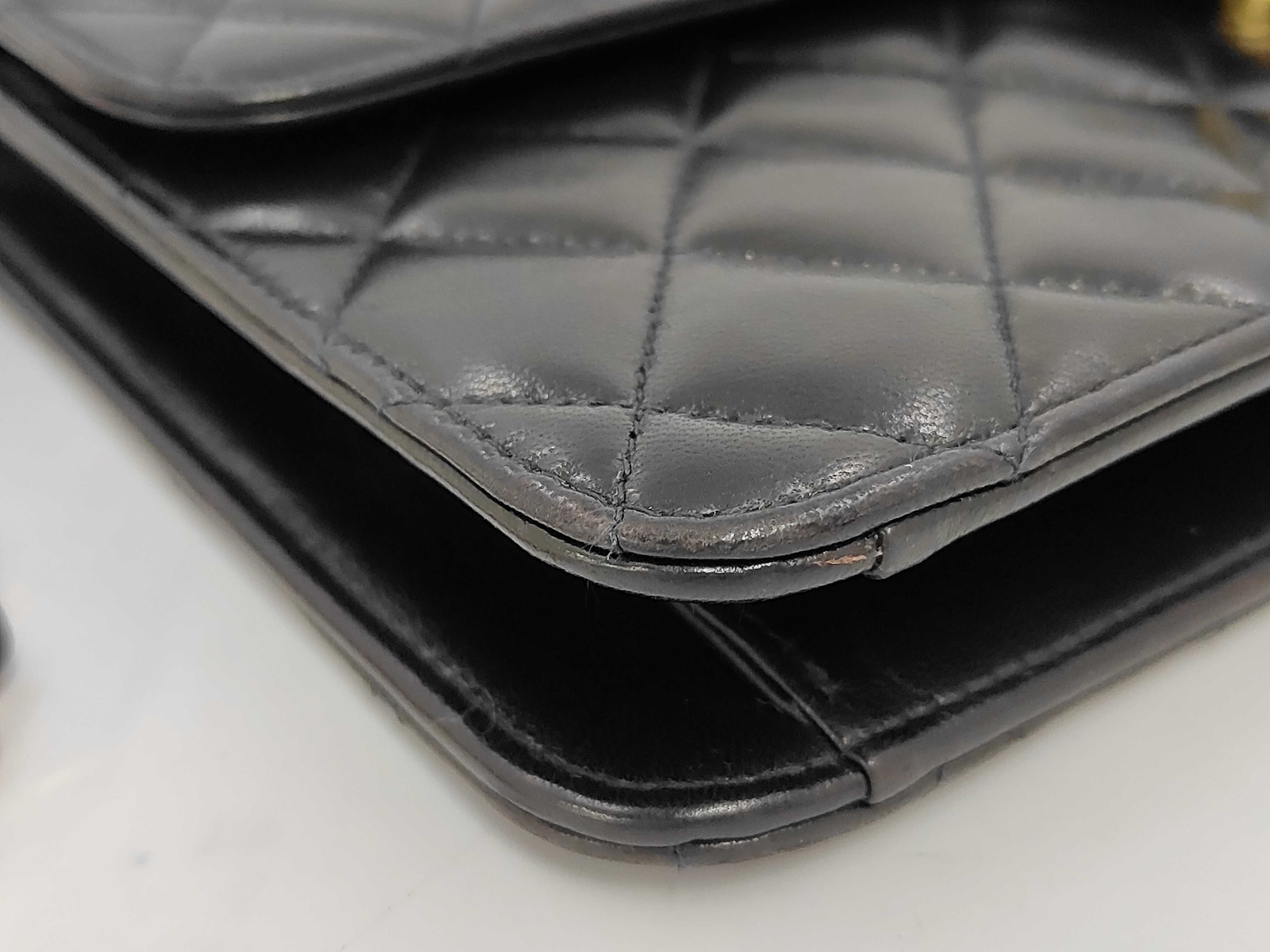Matelassé Shoulder Bag, Black — view 7