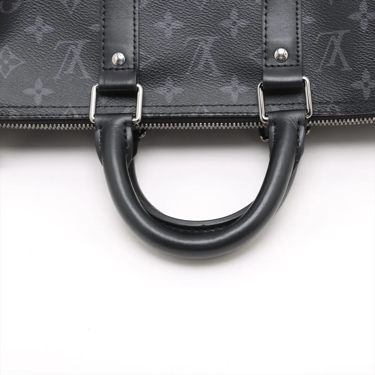 Monogram Eclipse Keepall Bandouliere 35 M46655 Black RFID reaction available — view 5