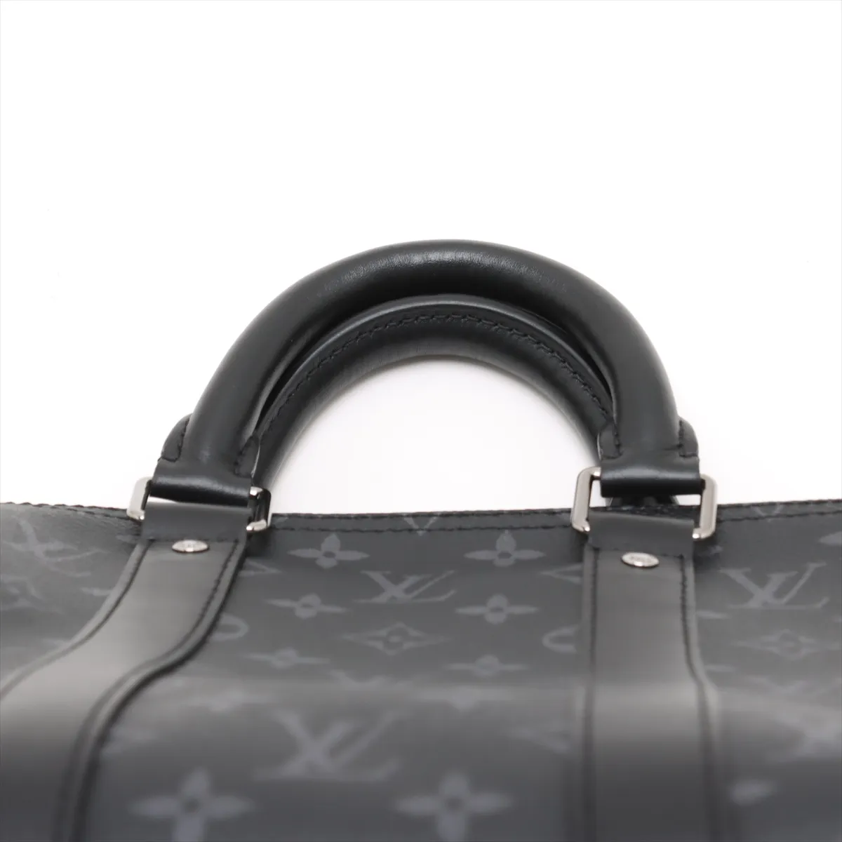 Monogram Eclipse Keepall Bandouliere 35 M46655 Black RFID reaction available — view 6