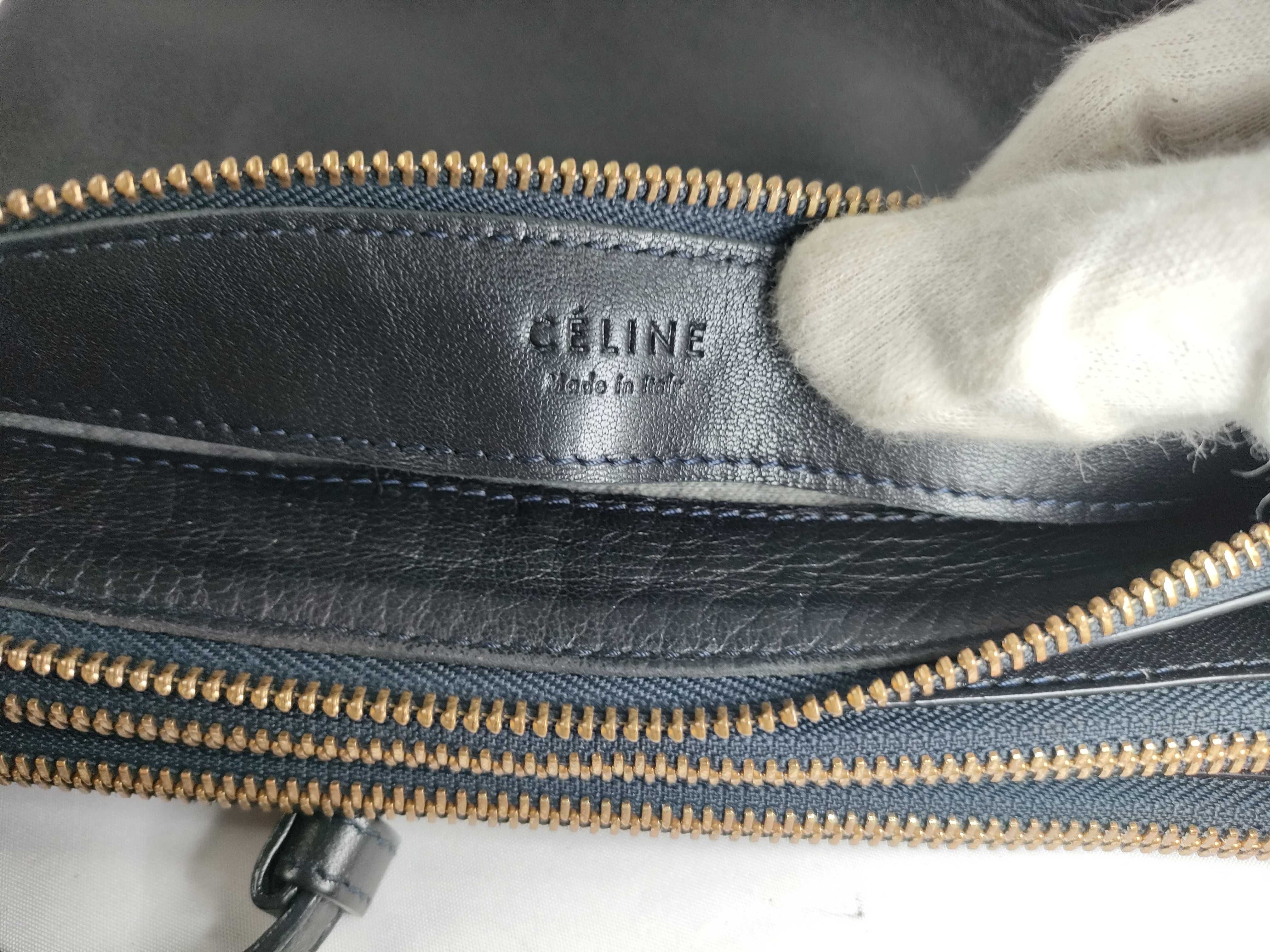 Trio Small Leather Shoulder Bag (Cereal Shoulder Bag) — view 14