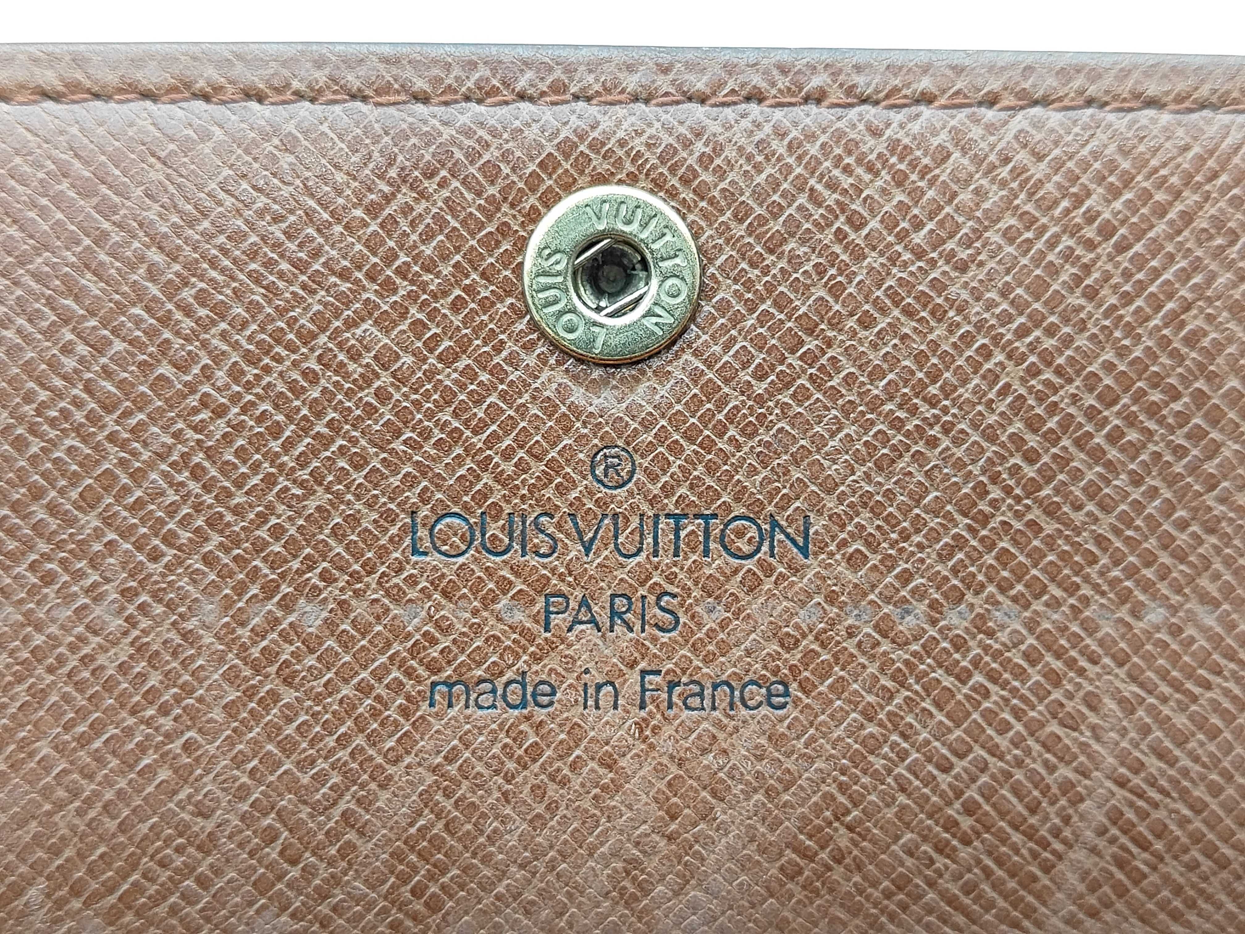 LV Louis Vuitton Monogram Pochette Portemonnaie Credit M61726 MI0914 Wallet — view 7