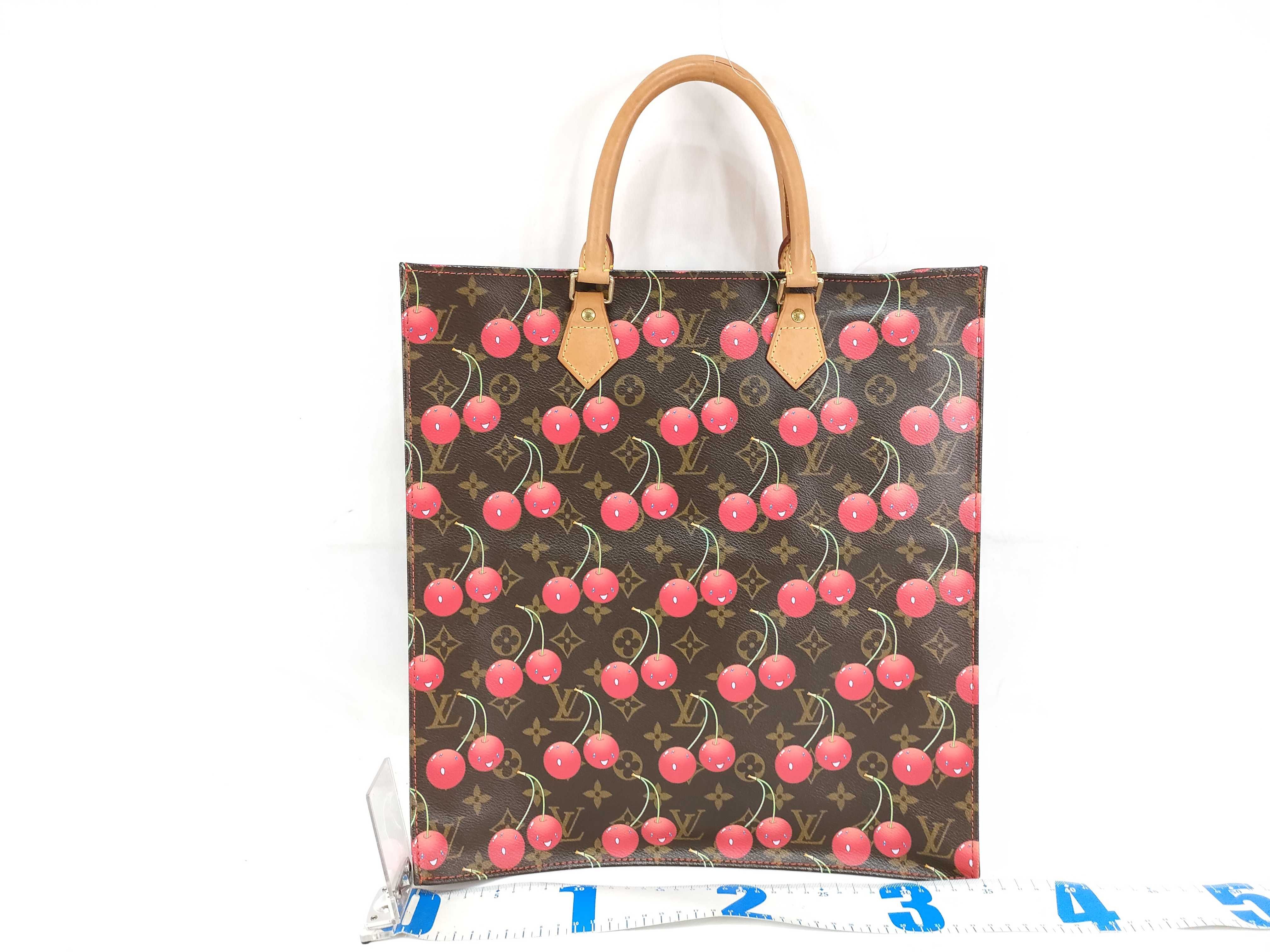 Monogram Cherry Sac Plat Takashi Murakami Collaboration Tote Bag — view 2