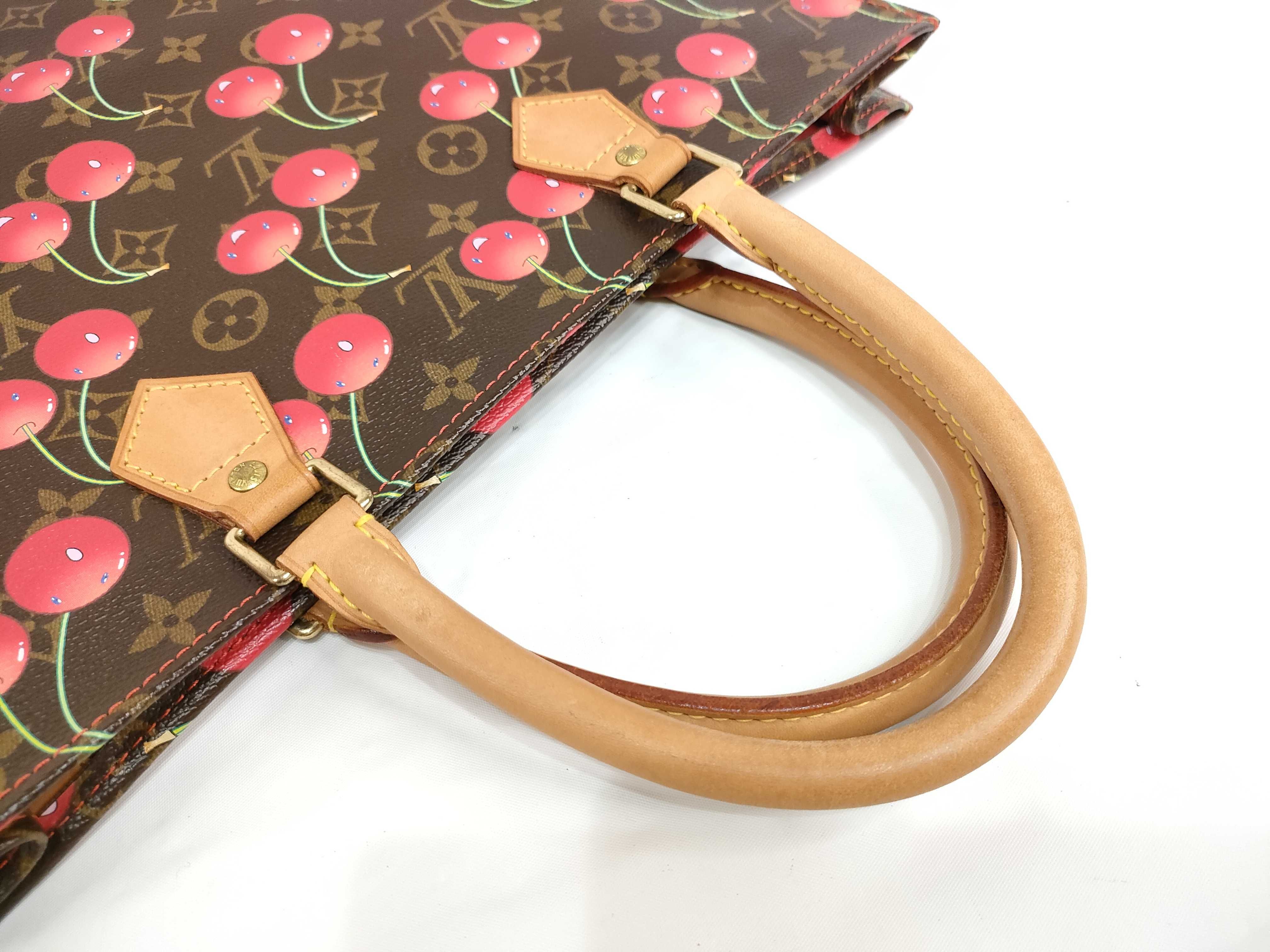 Monogram Cherry Sac Plat Takashi Murakami Collaboration Tote Bag — view 3