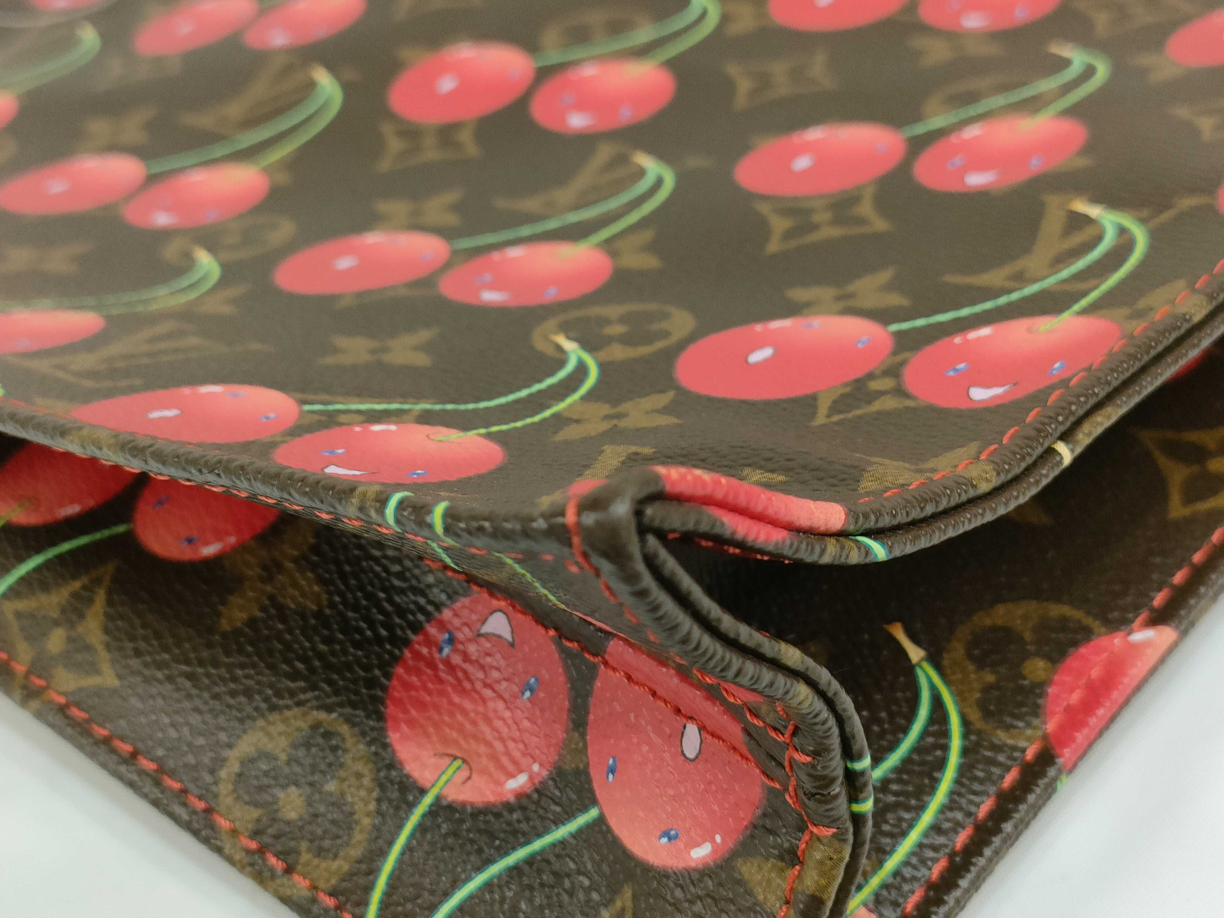 Monogram Cherry Sac Plat Takashi Murakami Collaboration Tote Bag — view 6