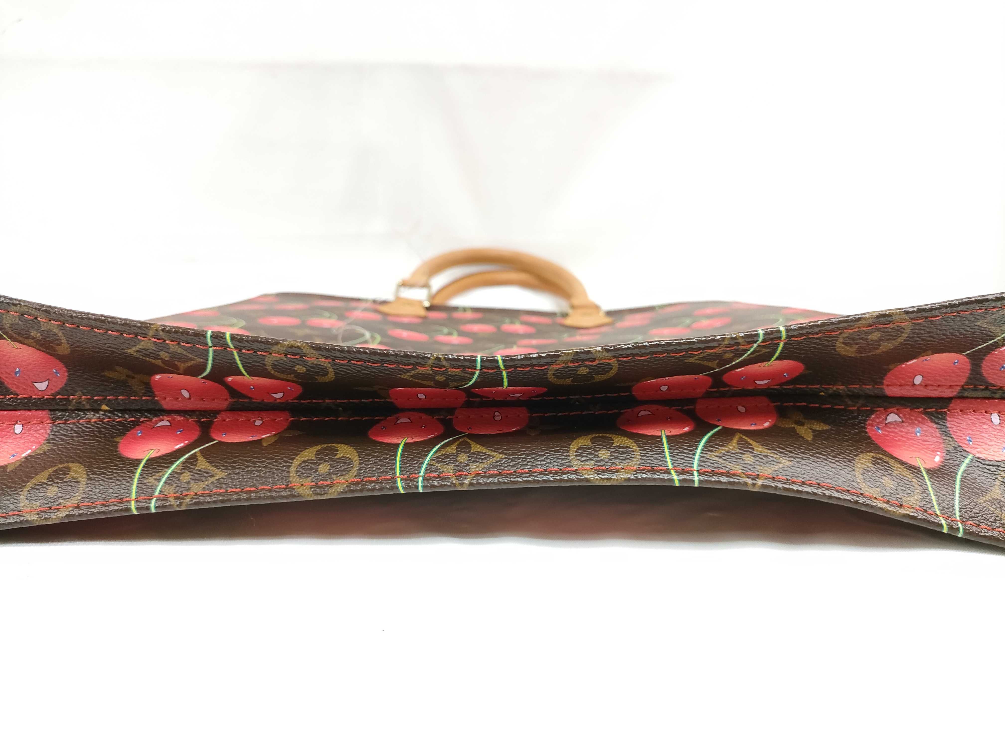 Monogram Cherry Sac Plat Takashi Murakami Collaboration Tote Bag — view 8
