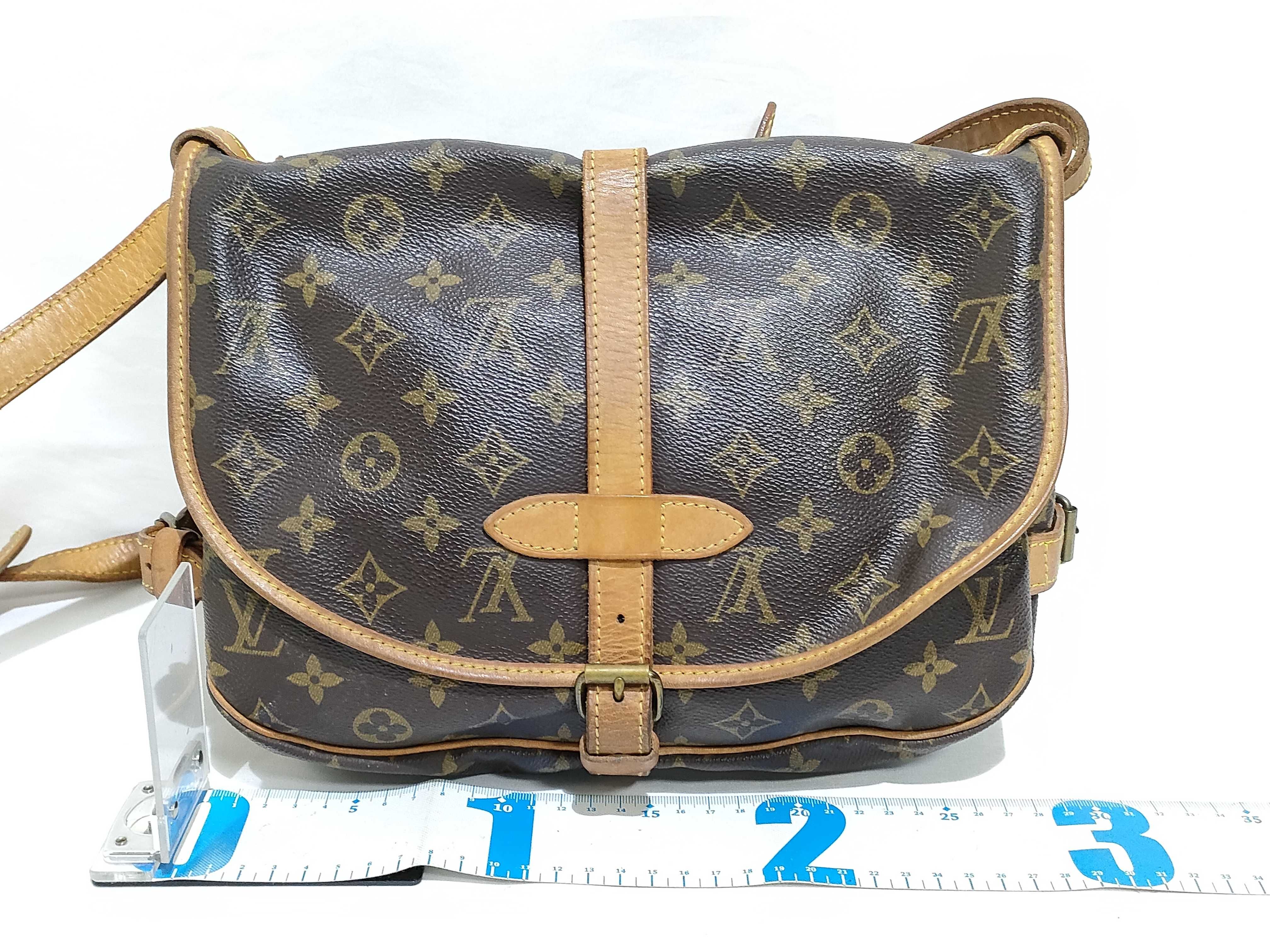 Monogram Louis Vuitton Monogram M42256 Saumur 30 AR0911 Shoulder Bag — view 2