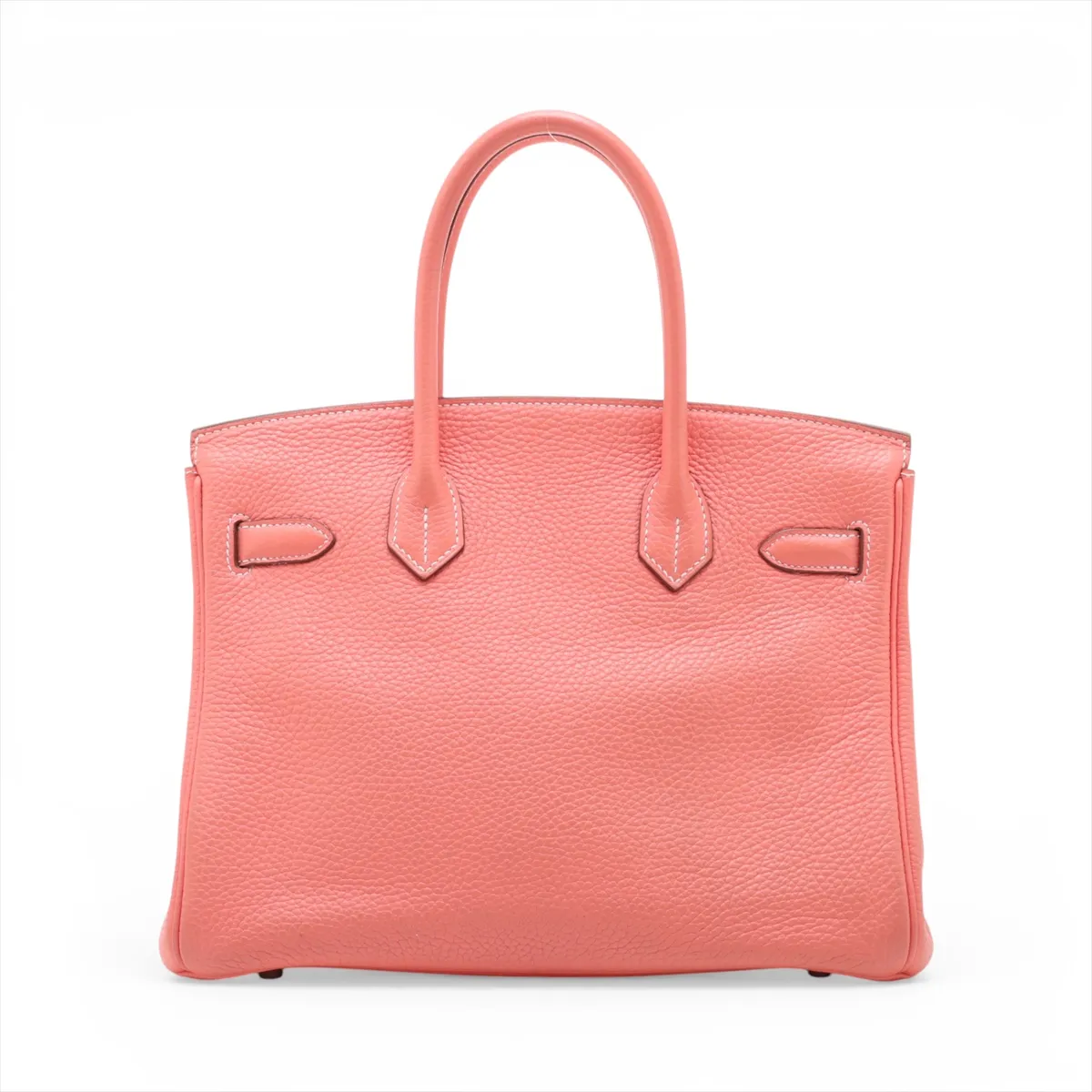 Birkin 30 Letournée Taurillon Clemence Crevette Silver Hardware Q: 2013 — view 2