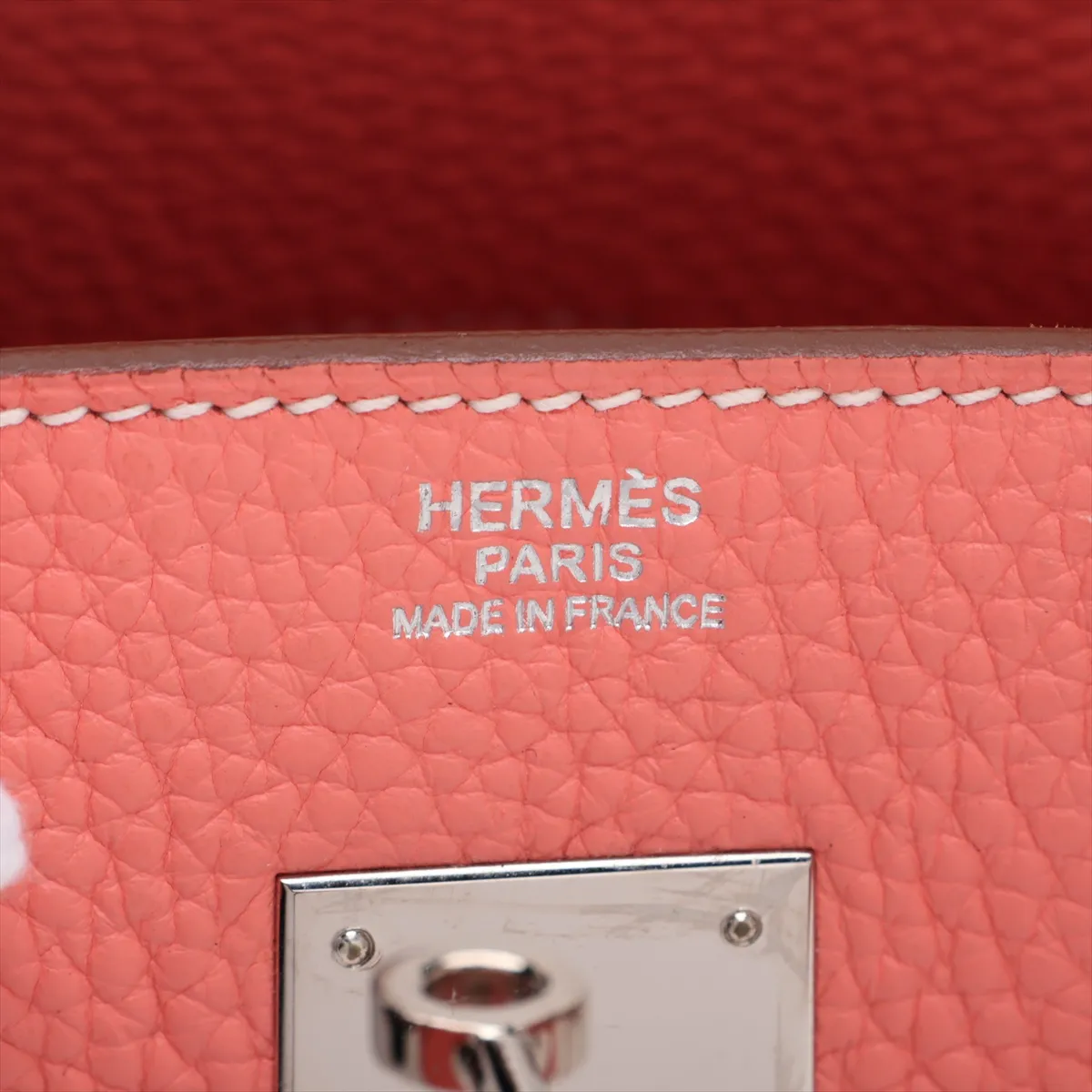 Birkin 30 Letournée Taurillon Clemence Crevette Silver Hardware Q: 2013 — view 10