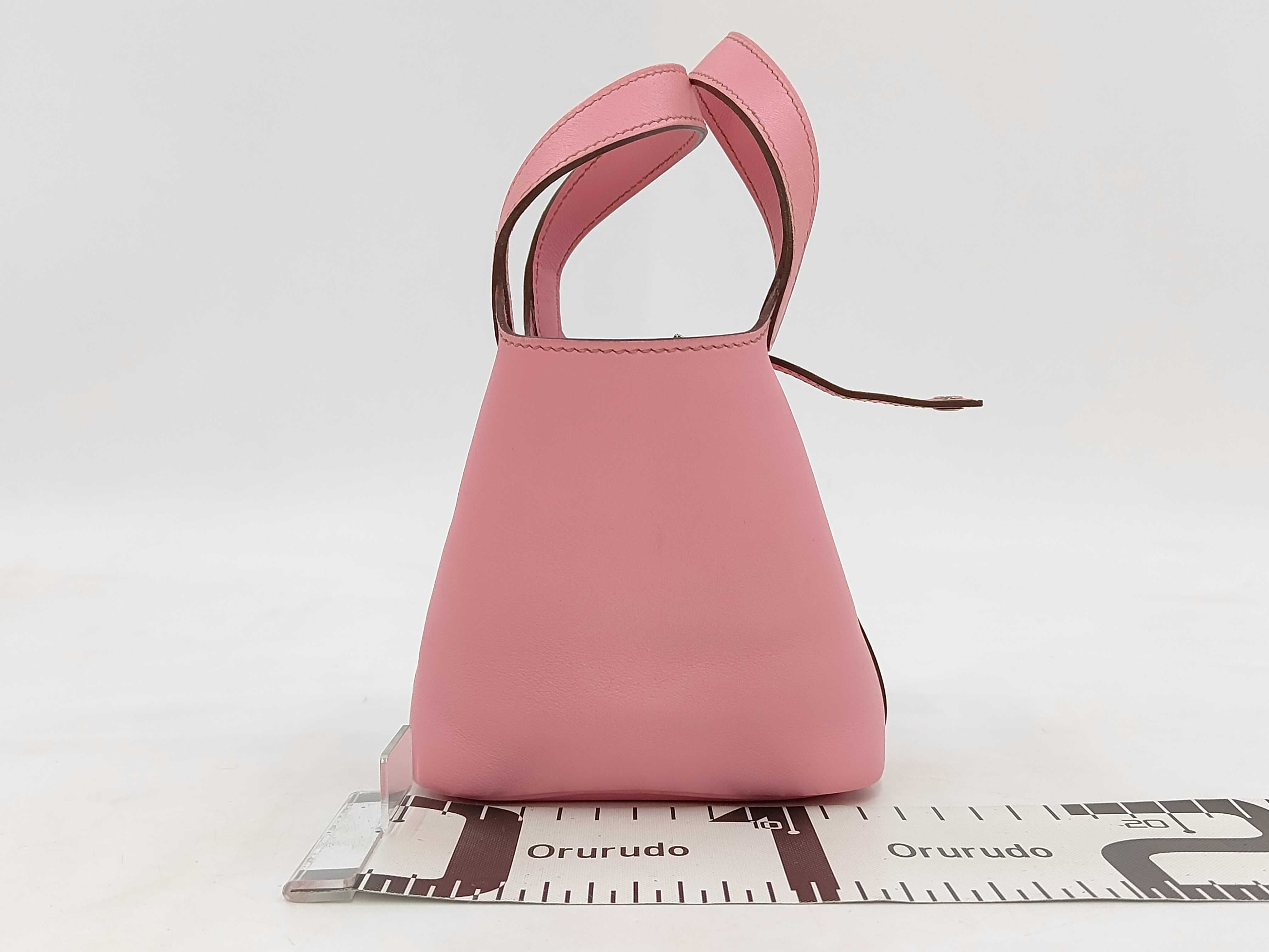 Picotin Micro Picotin Lock Swift Uno Pink SS O stamp Handbag — view 2