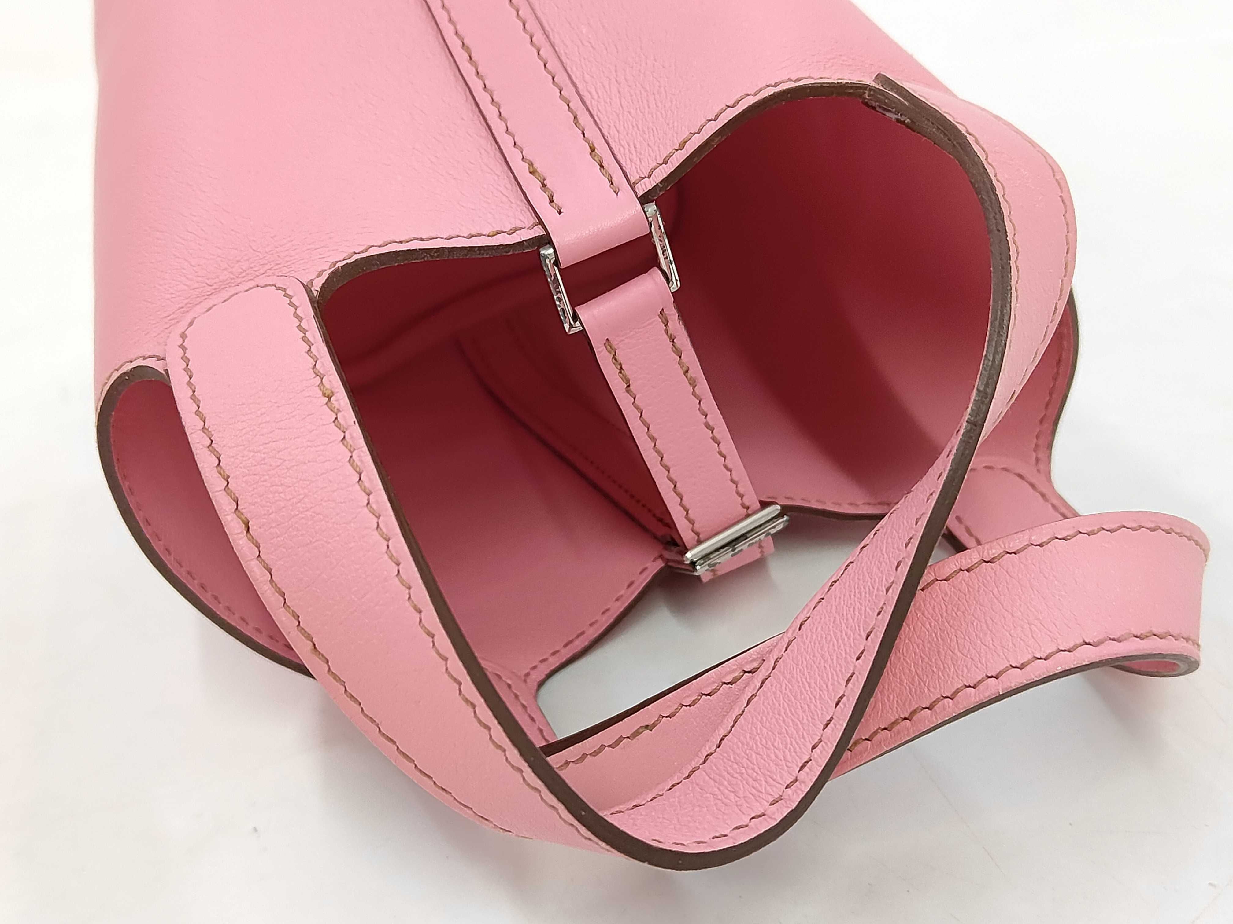 Picotin Micro Picotin Lock Swift Uno Pink SS O stamp Handbag — view 3