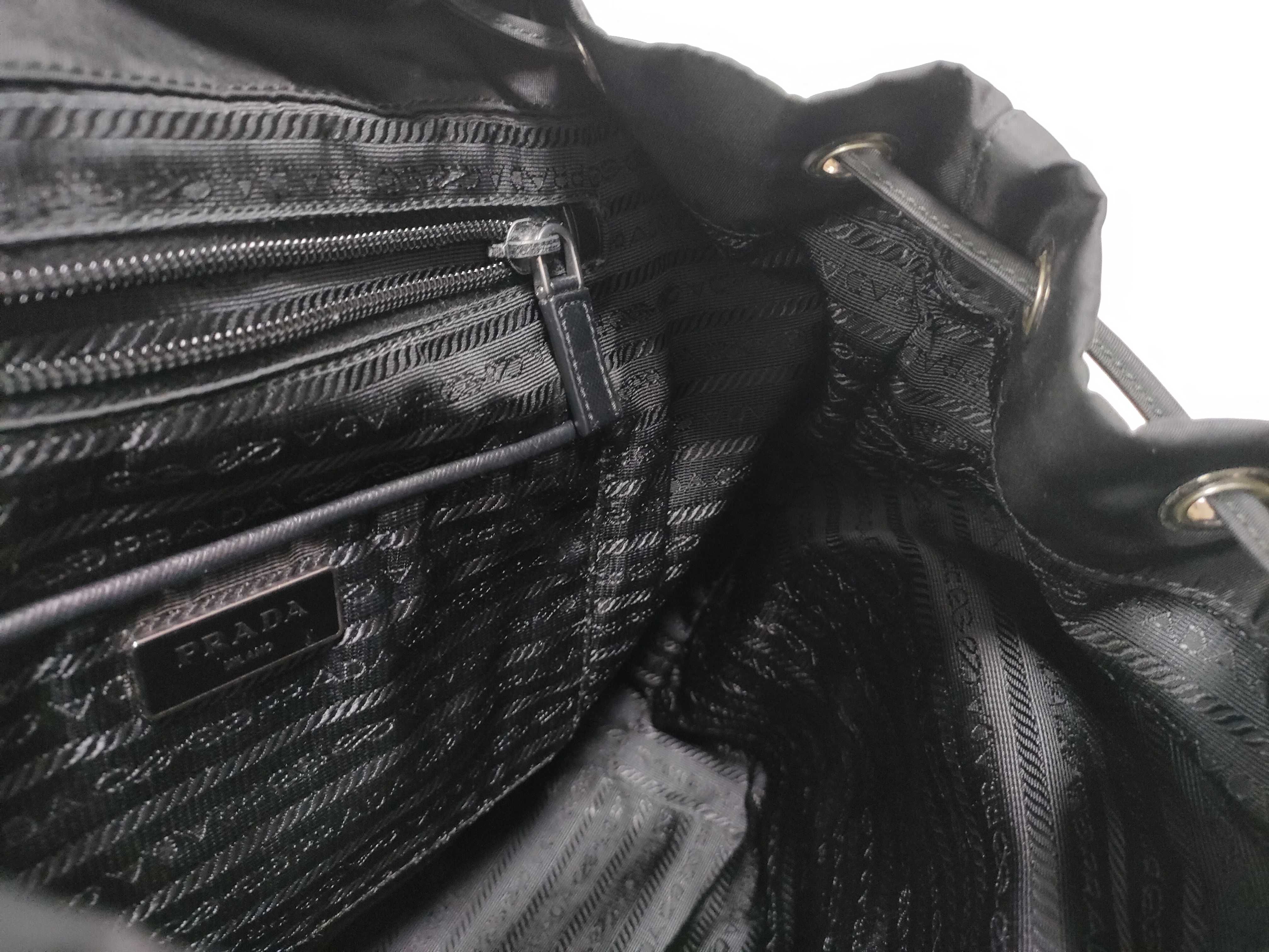 Tessuto Nylon Backpack/Rucksack, Black — view 15