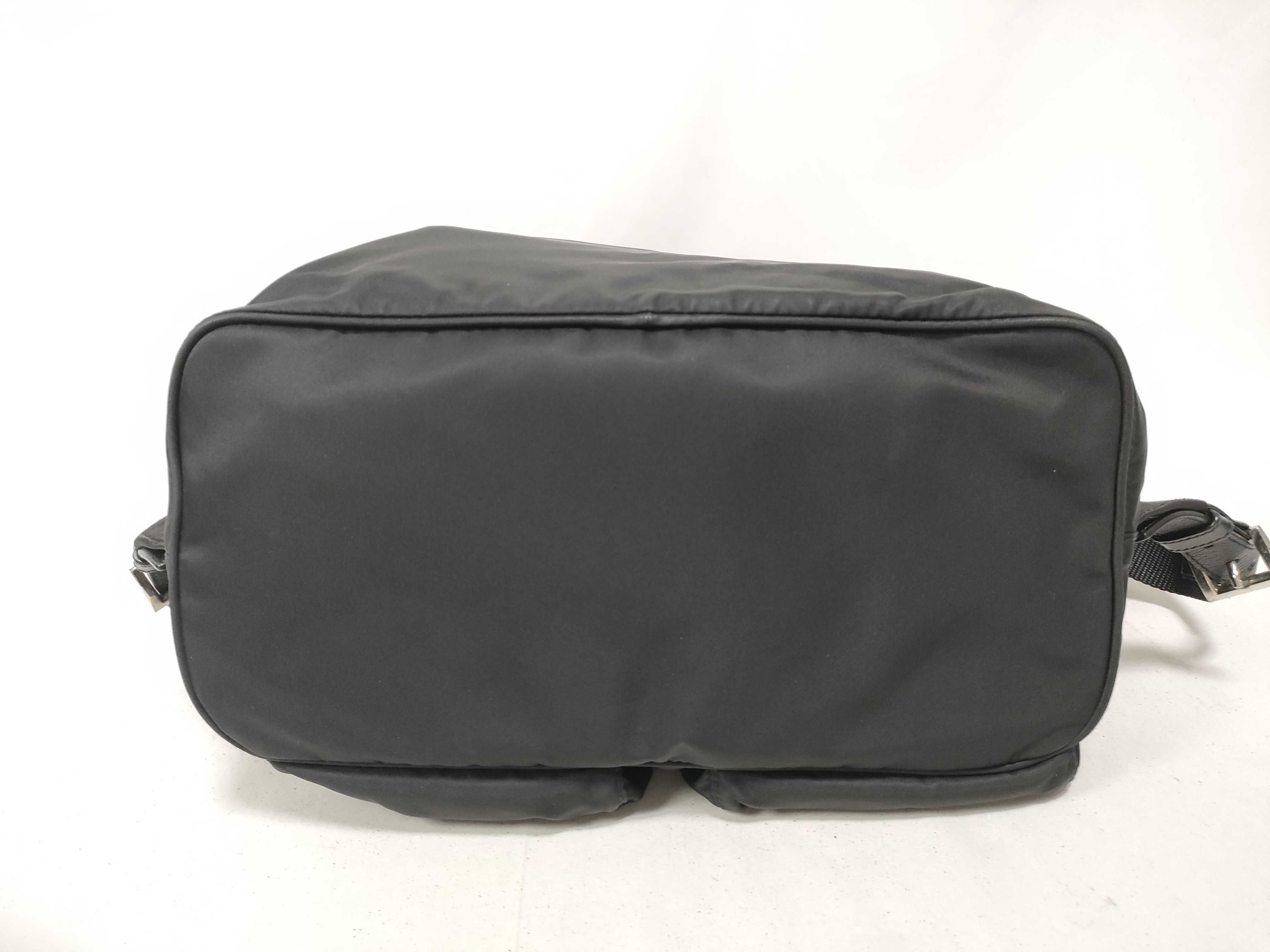 Tessuto Nylon Backpack/Rucksack, Black — view 3