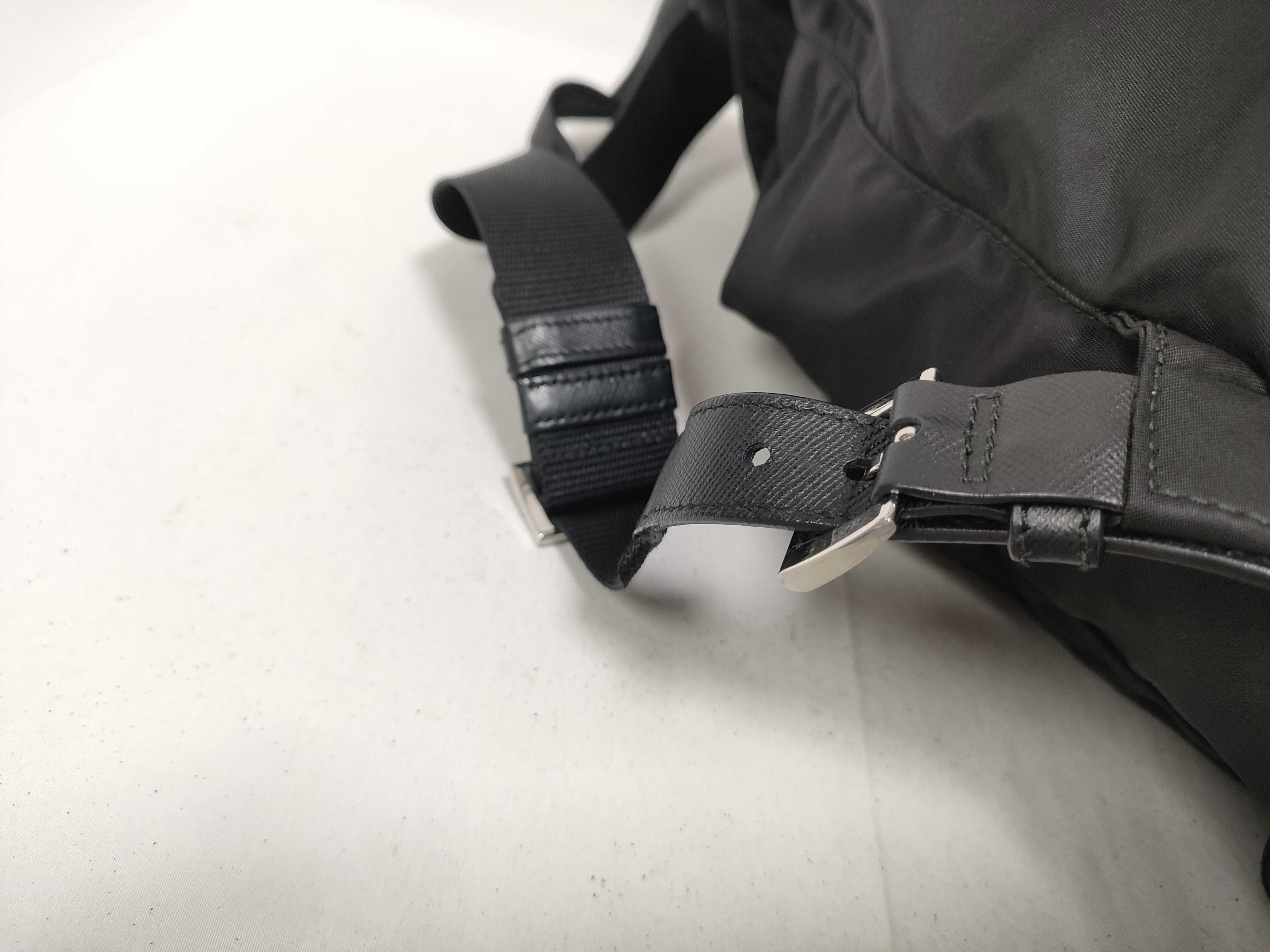 Tessuto Nylon Backpack/Rucksack, Black — view 8
