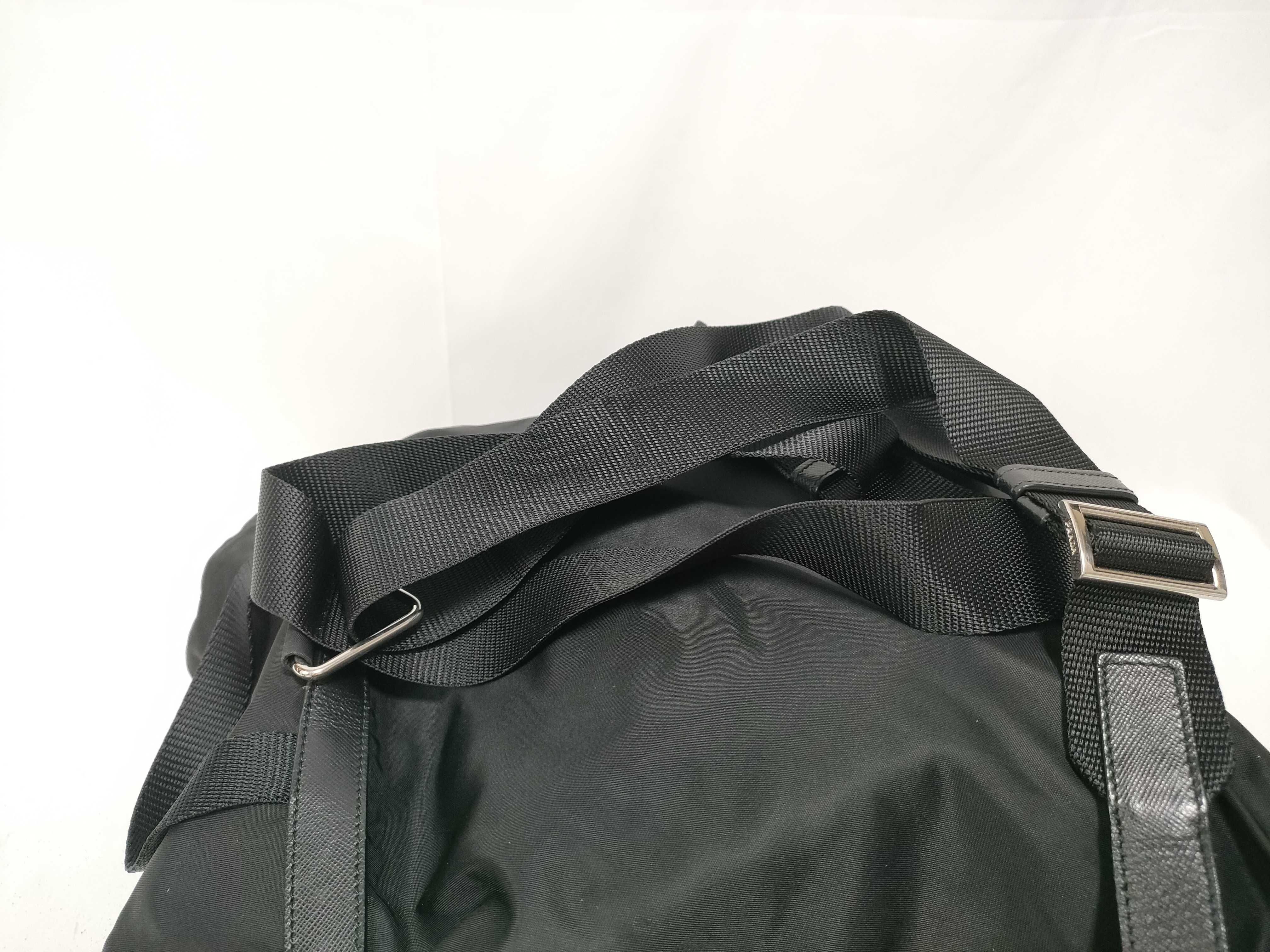 Tessuto Nylon Backpack/Rucksack, Black — view 10