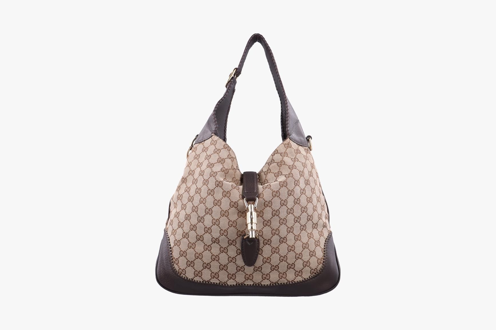 New Jackie Canvas x Leather Brown x Black