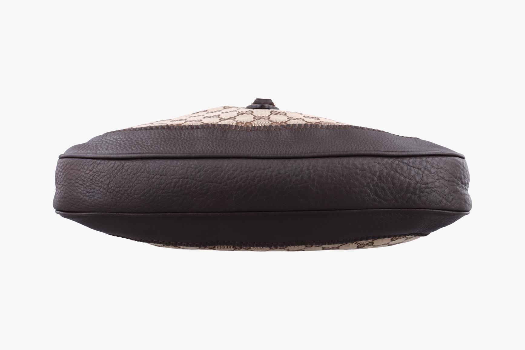 New Jackie Canvas x Leather Brown x Black — view 3