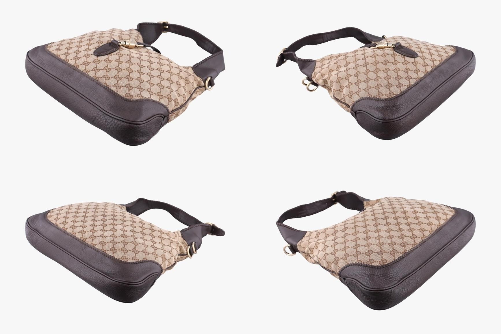 New Jackie Canvas x Leather Brown x Black — view 4