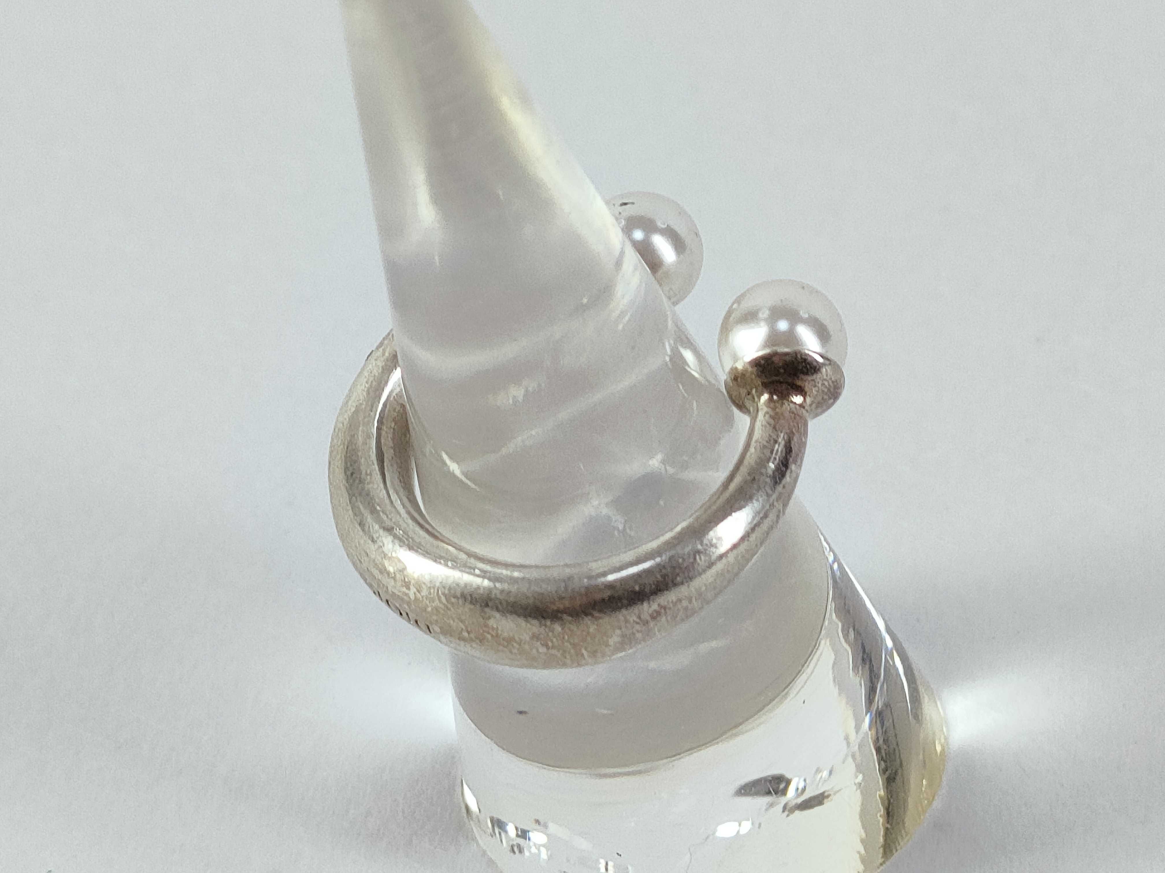 Tribal Pearl Ring, Size S — view 3