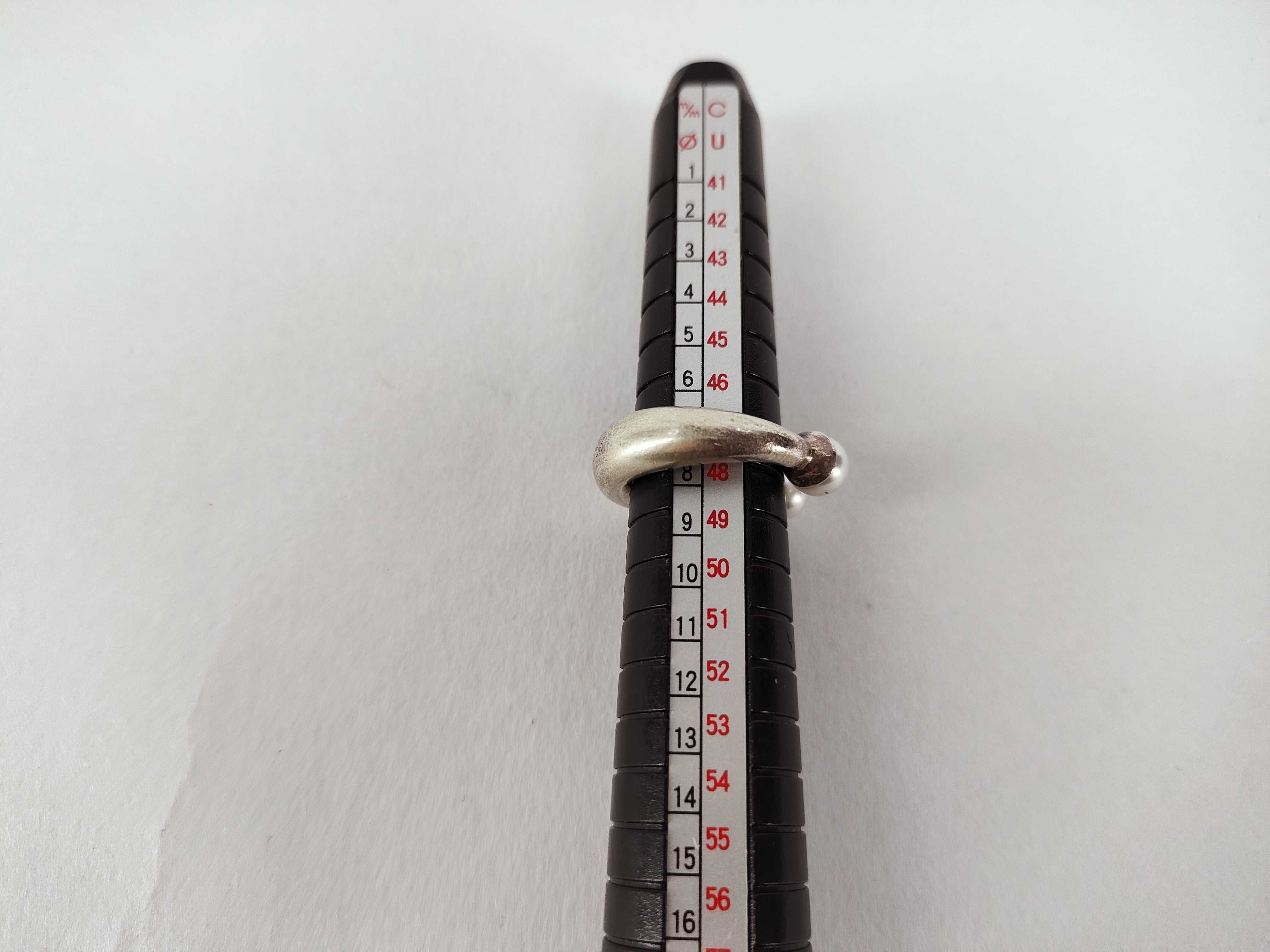 Tribal Pearl Ring, Size S — view 10