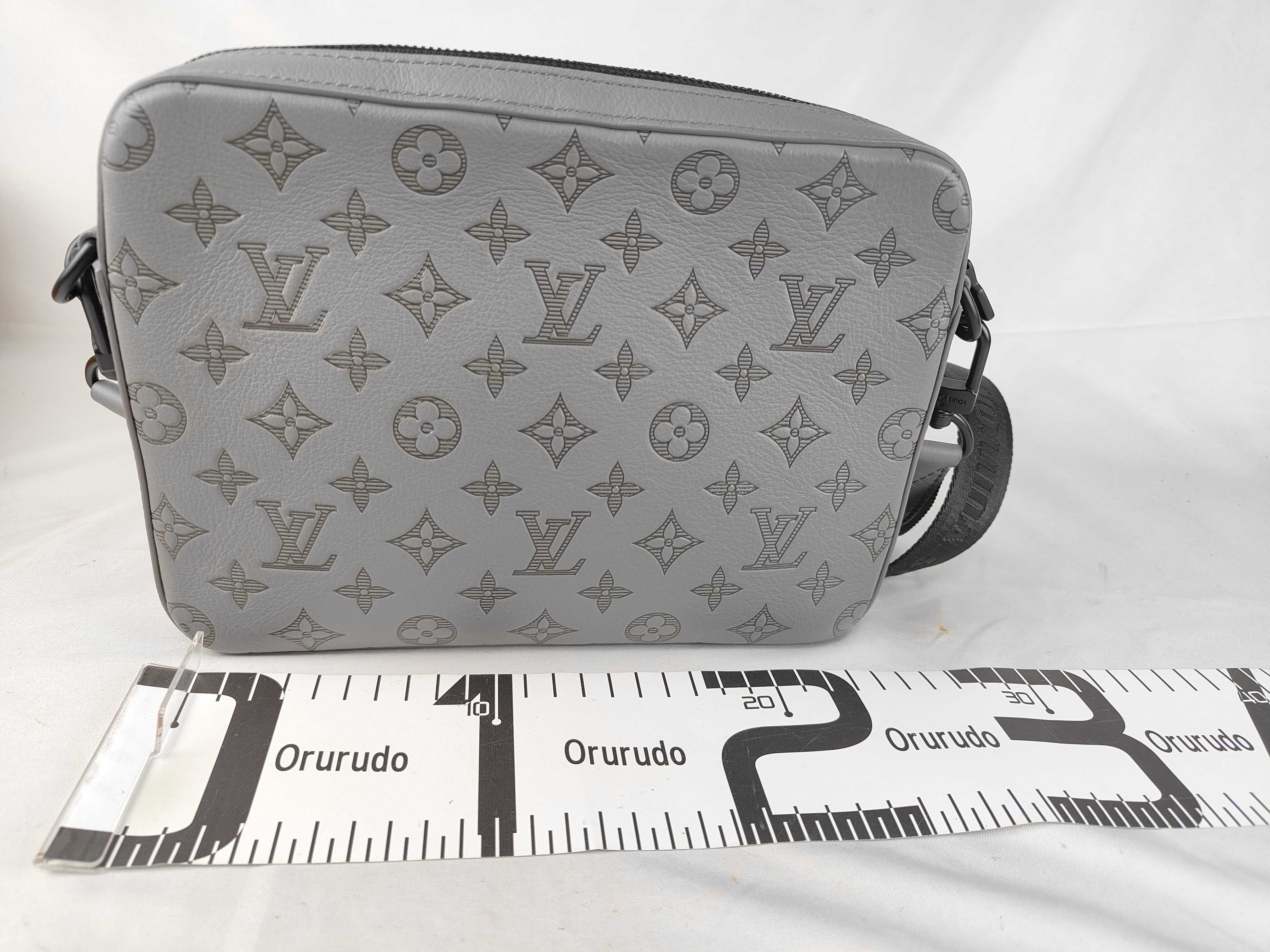 Monogram Shadow Duo Messenger M46104 Gray Shoulder Bag — view 2