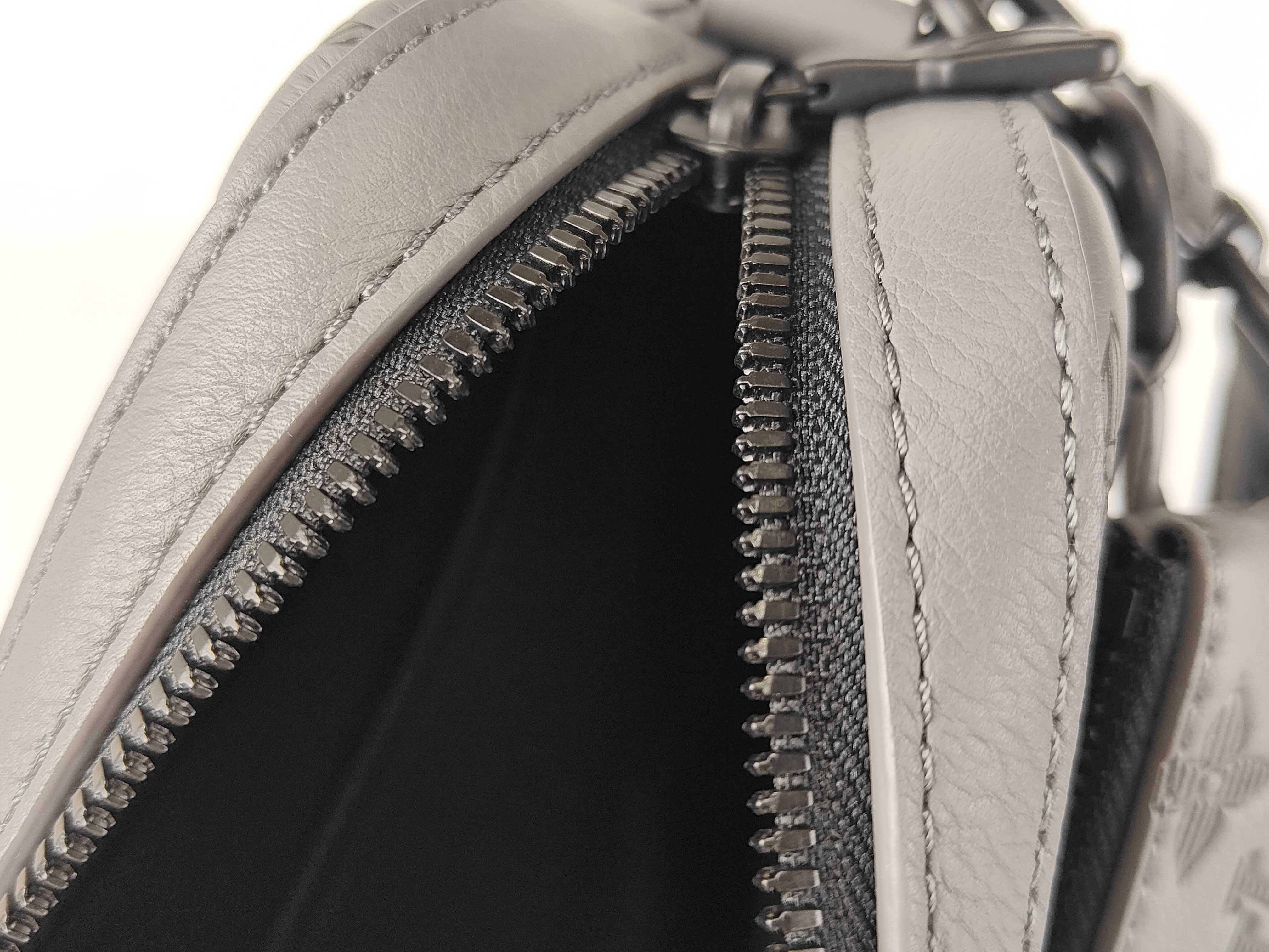 Monogram Shadow Duo Messenger M46104 Gray Shoulder Bag — view 12