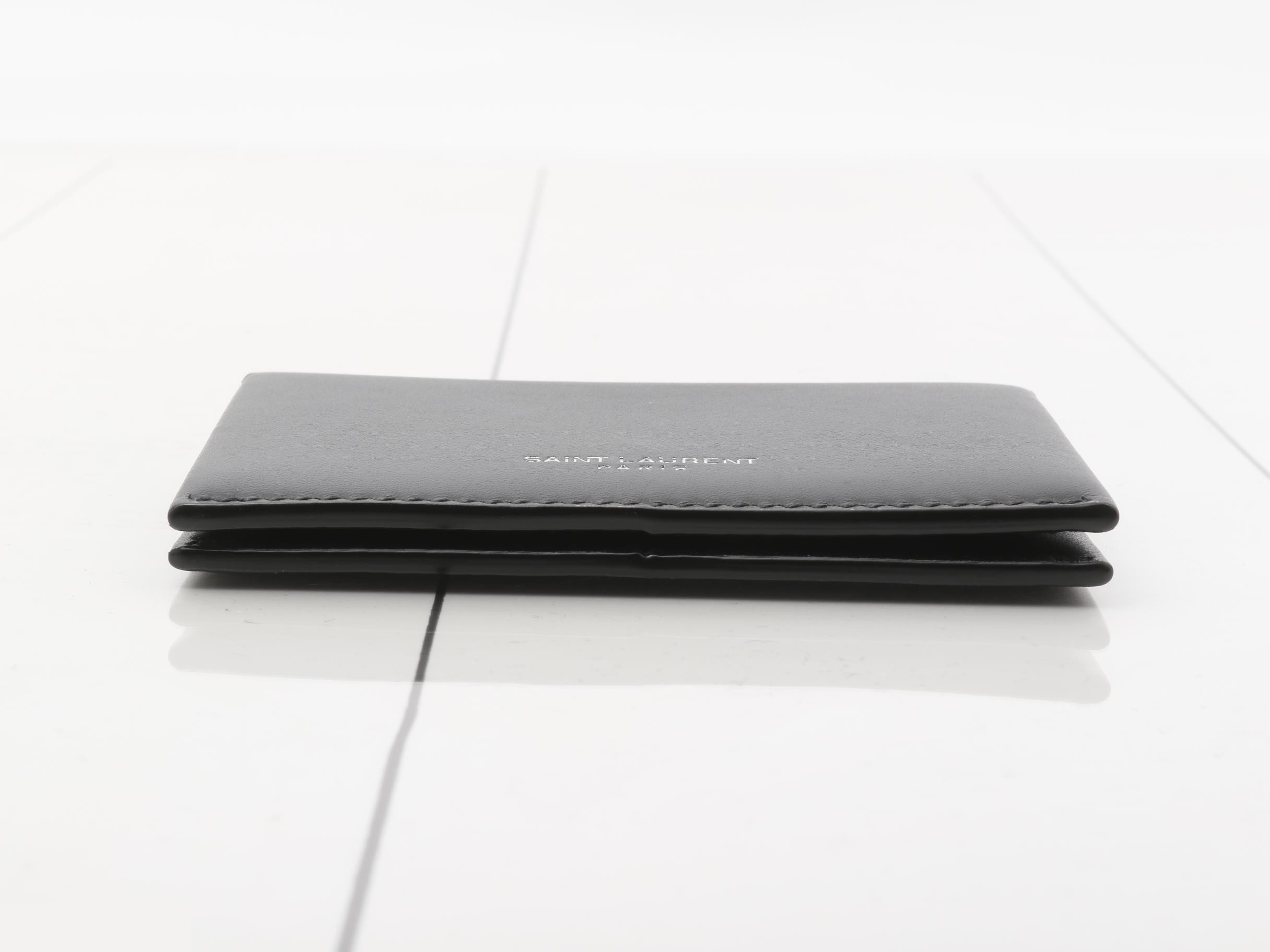 Card case, leather, black — view 3