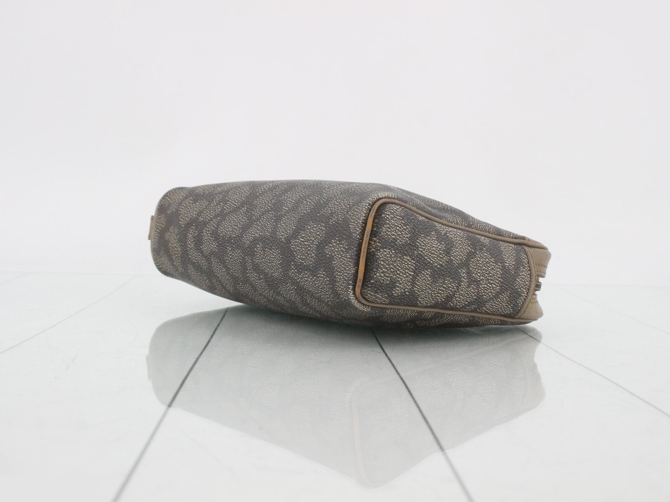 Second bag, PVC canvas, leather, brown — view 6