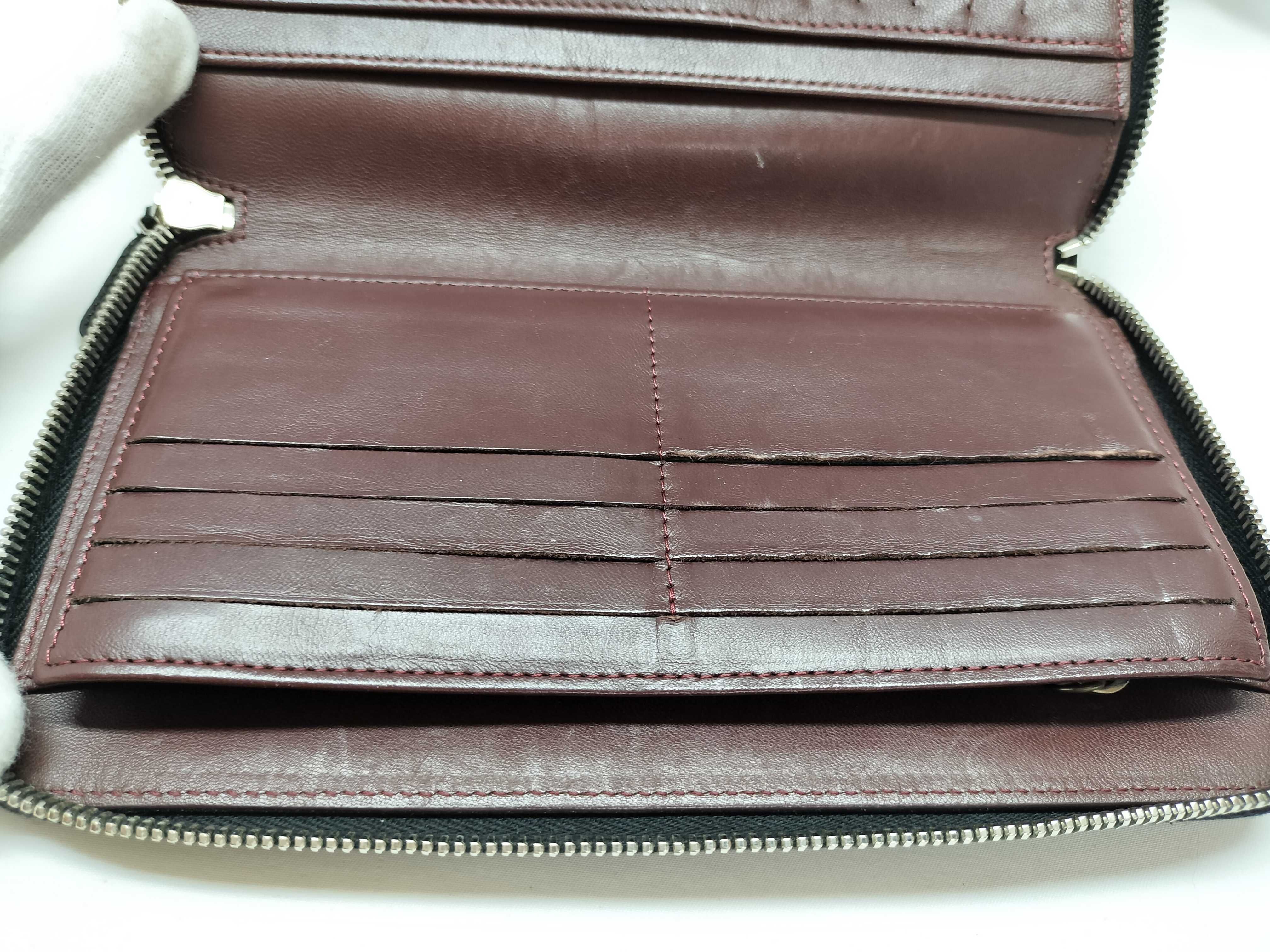 Lambskin Round Zip Long Wallet Lambskin Wallet — view 14