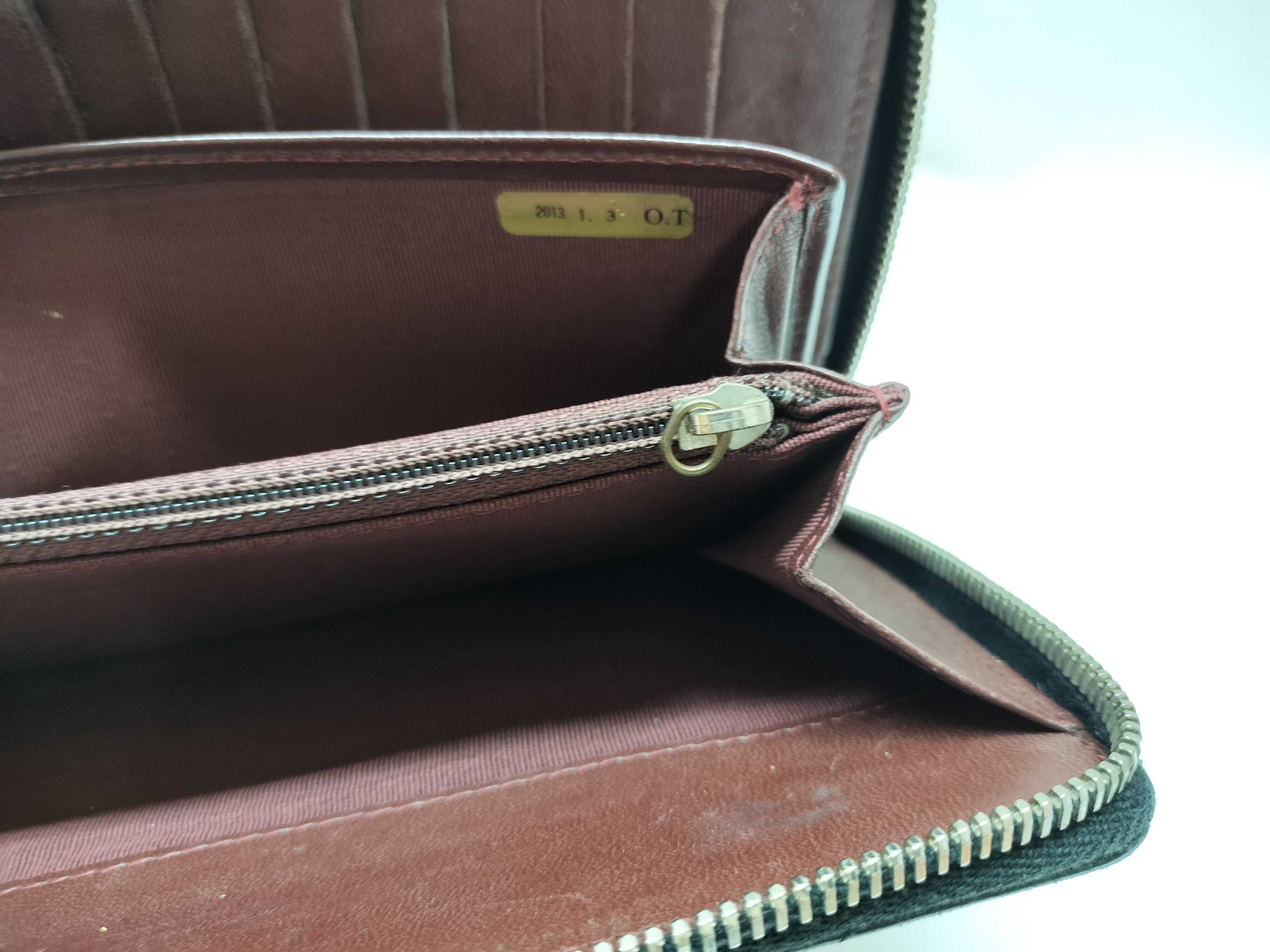 Lambskin Round Zip Long Wallet Lambskin Wallet — view 15