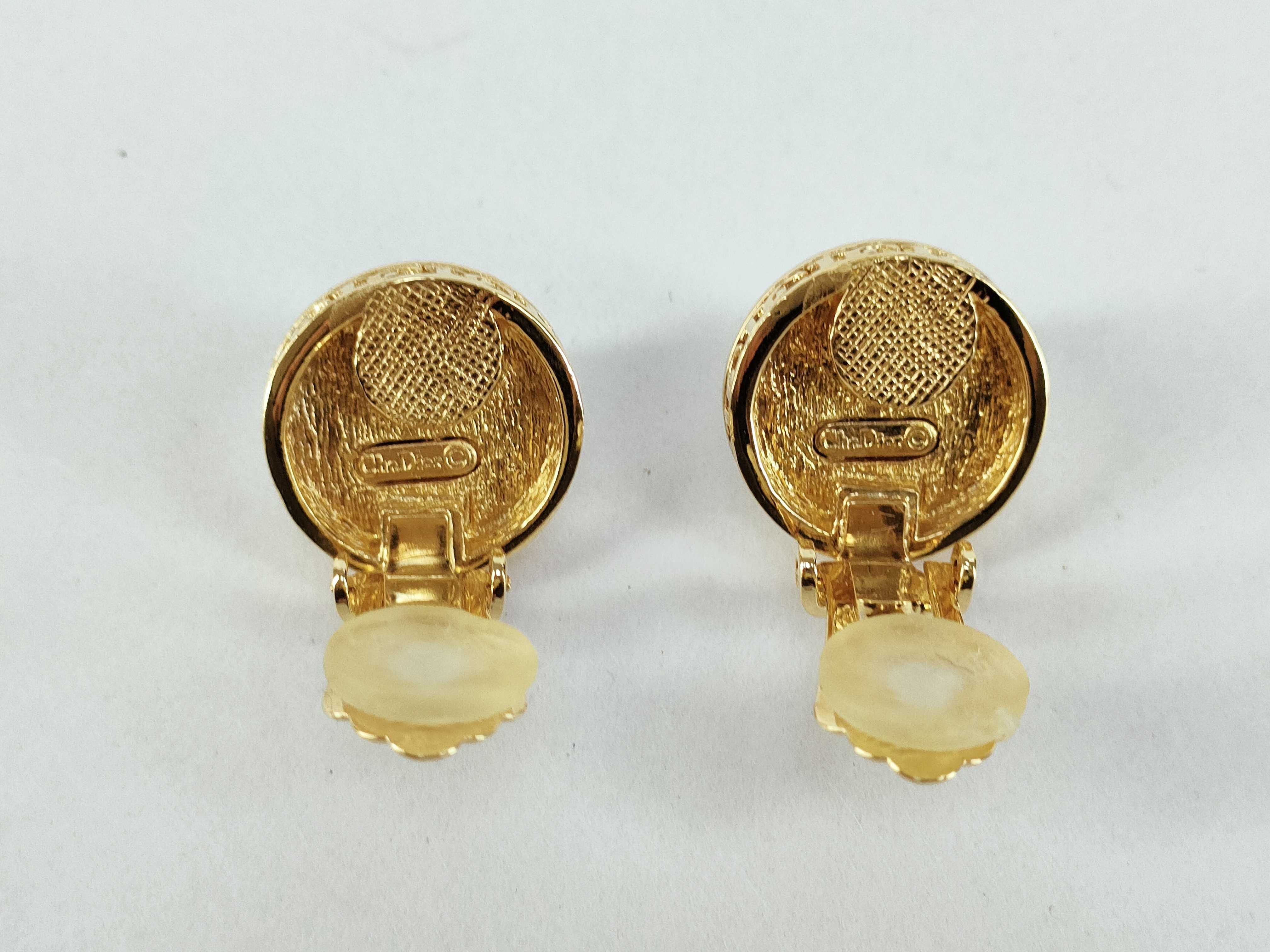 Christian Pearl White x Gold (Precious Metal) Earrings — view 5