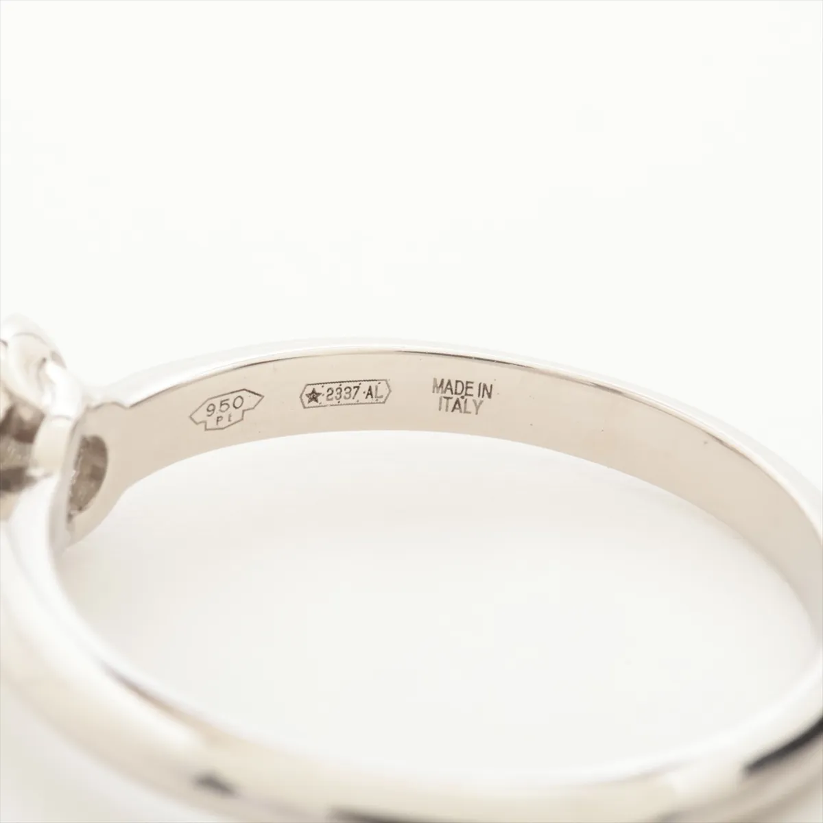 Incontro d'Amore Diamond Ring, Pt950, 3.6g, 2374546844, Metal — view 4