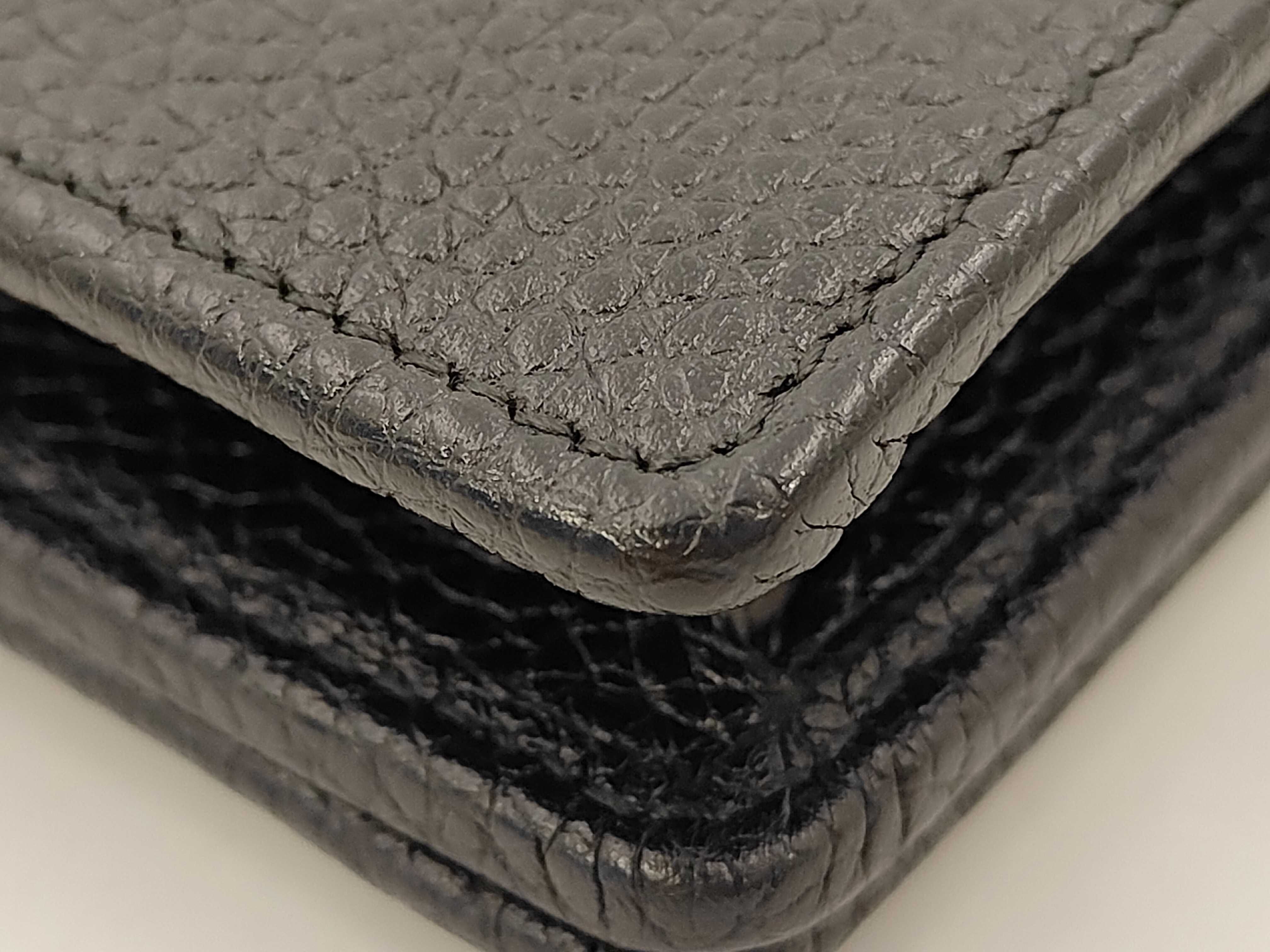 Soho Embossed Shoulder Bag with Chain Wallet 598211 Black Shoulder Bag — view 4