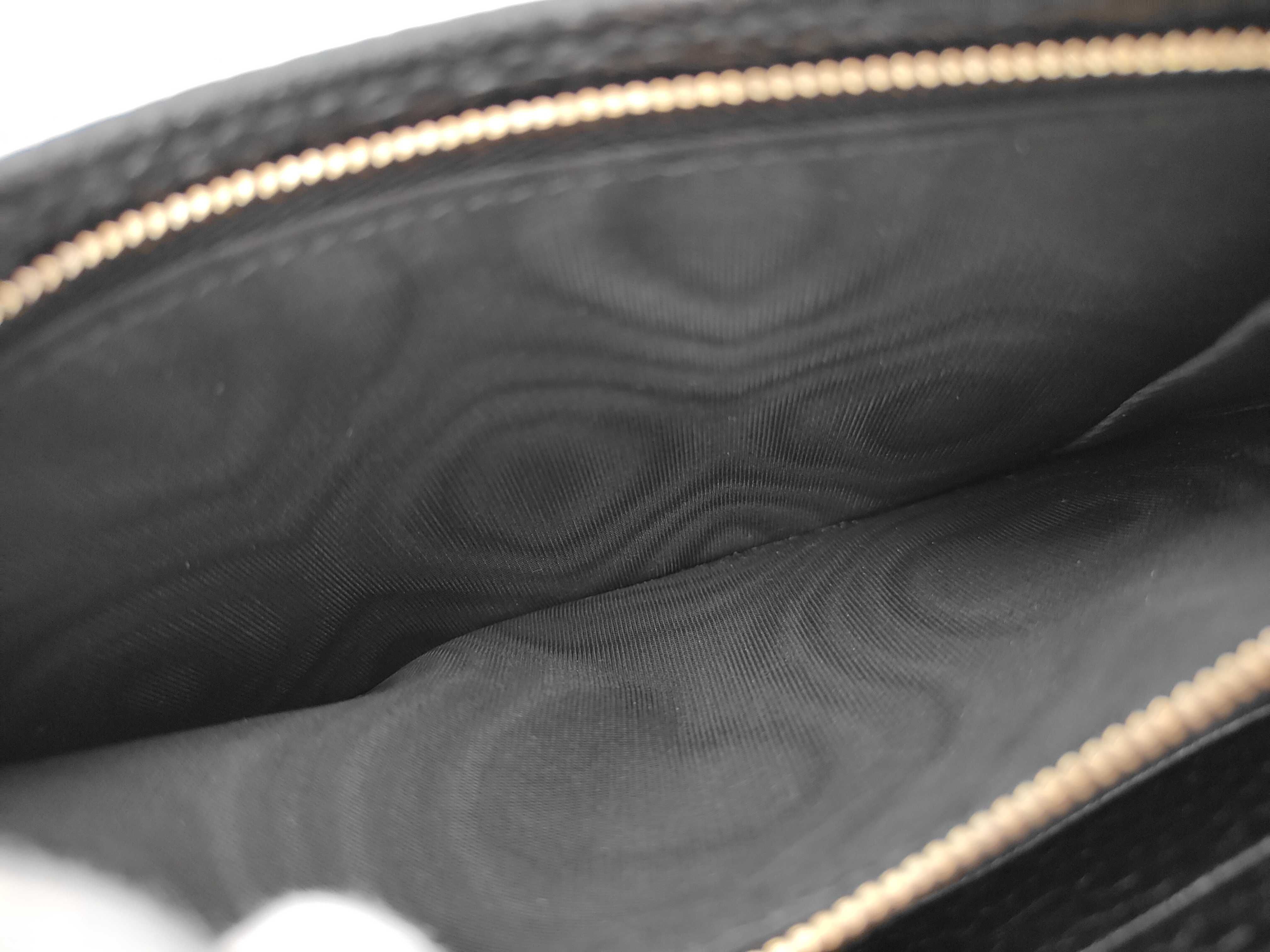 Soho Embossed Shoulder Bag with Chain Wallet 598211 Black Shoulder Bag — view 8