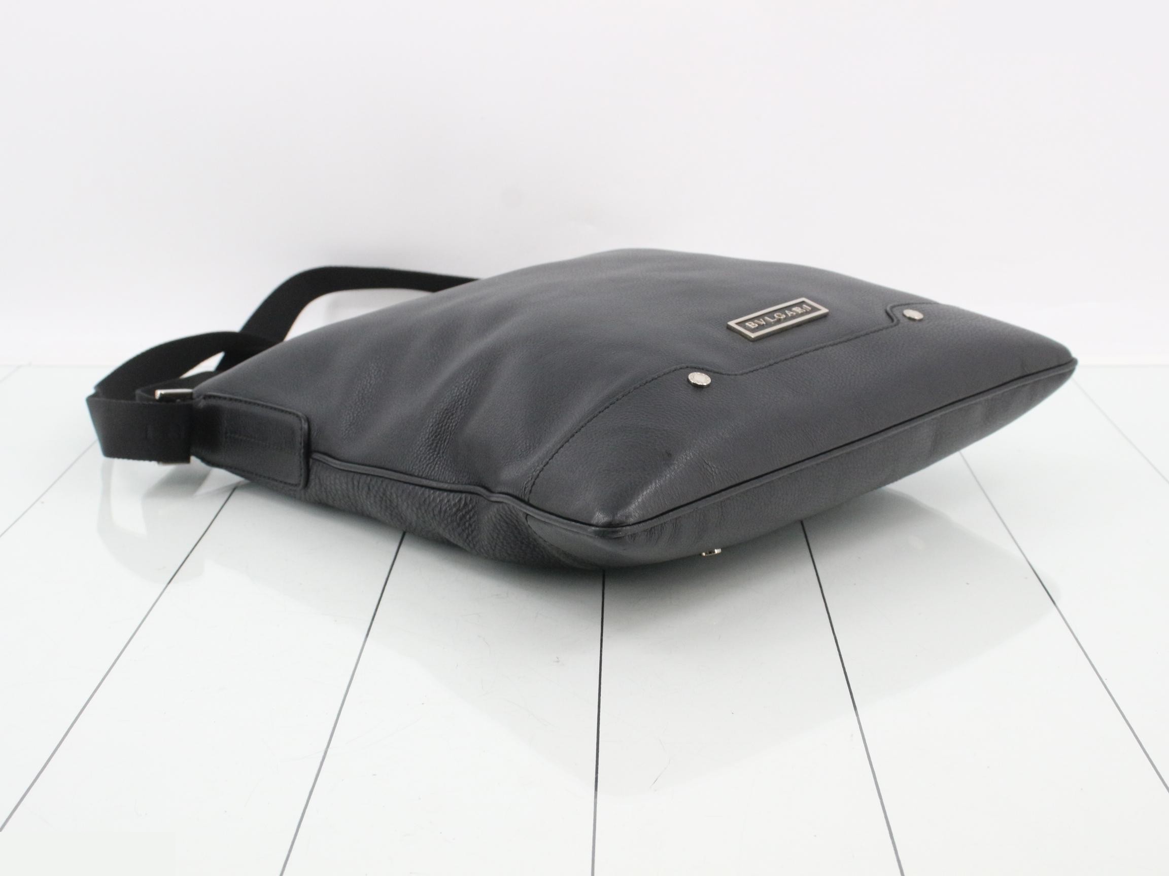 Leather bag/shoulder bag, black — view 5