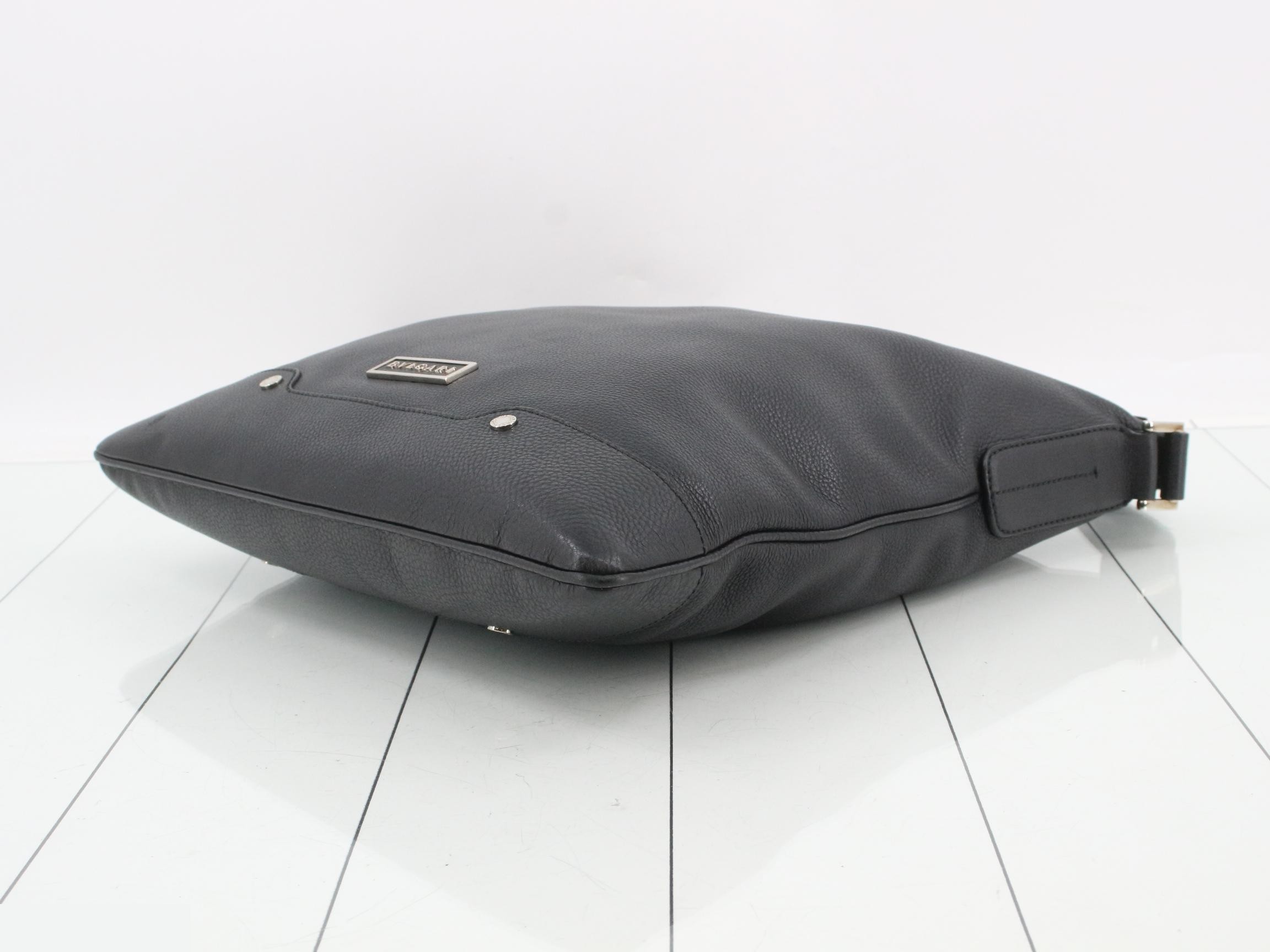 Leather bag/shoulder bag, black — view 6