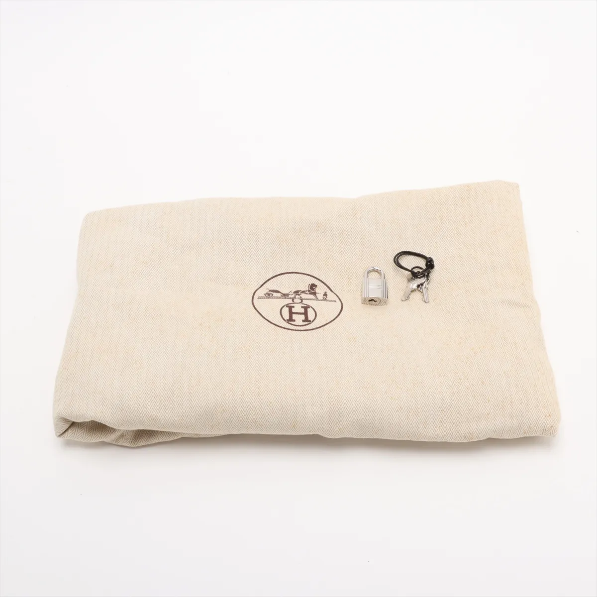 Sac de Golf 47 Toile Chevron Black Silver Hardware — view 13