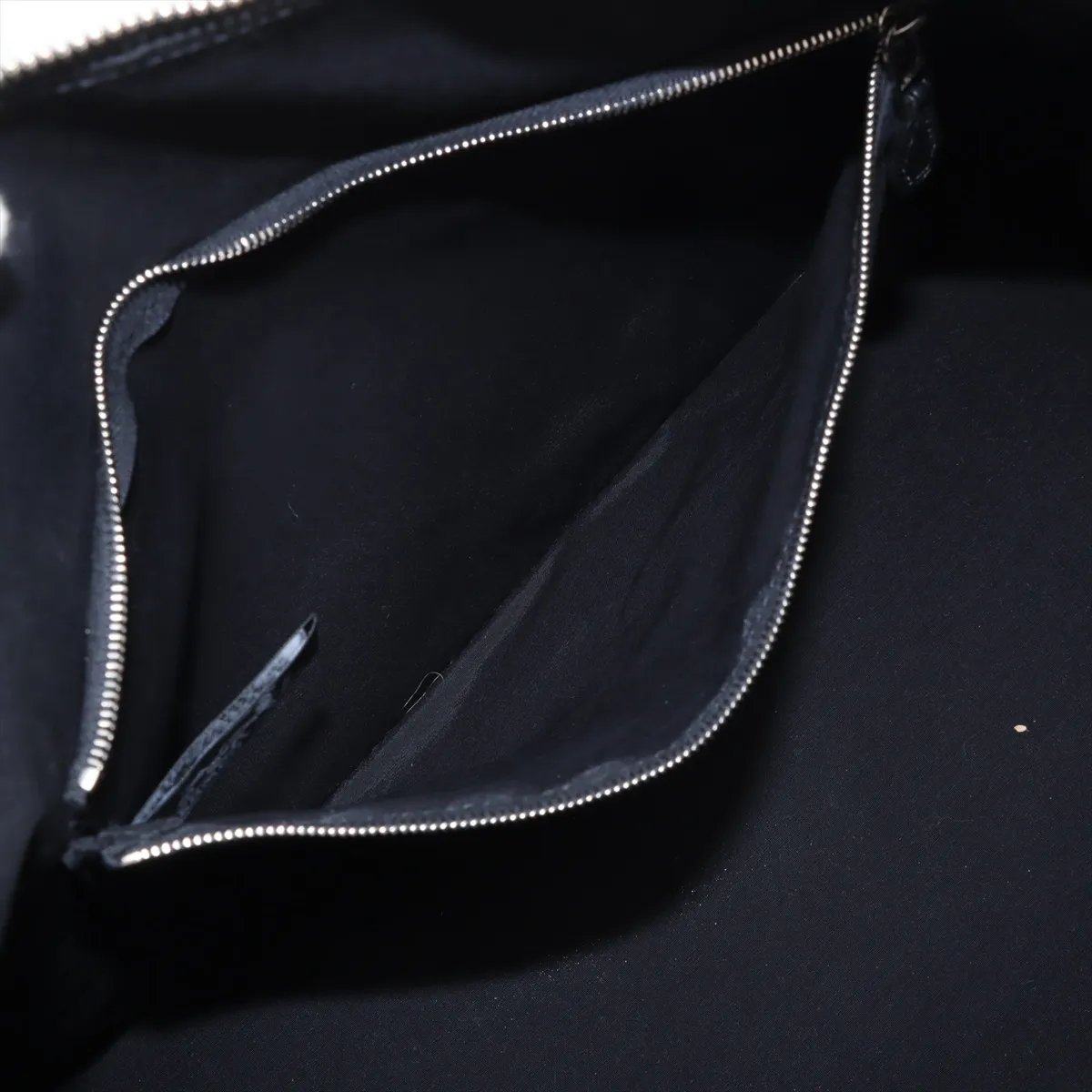 Sac de Golf 47 Toile Chevron Black Silver Hardware — view 9