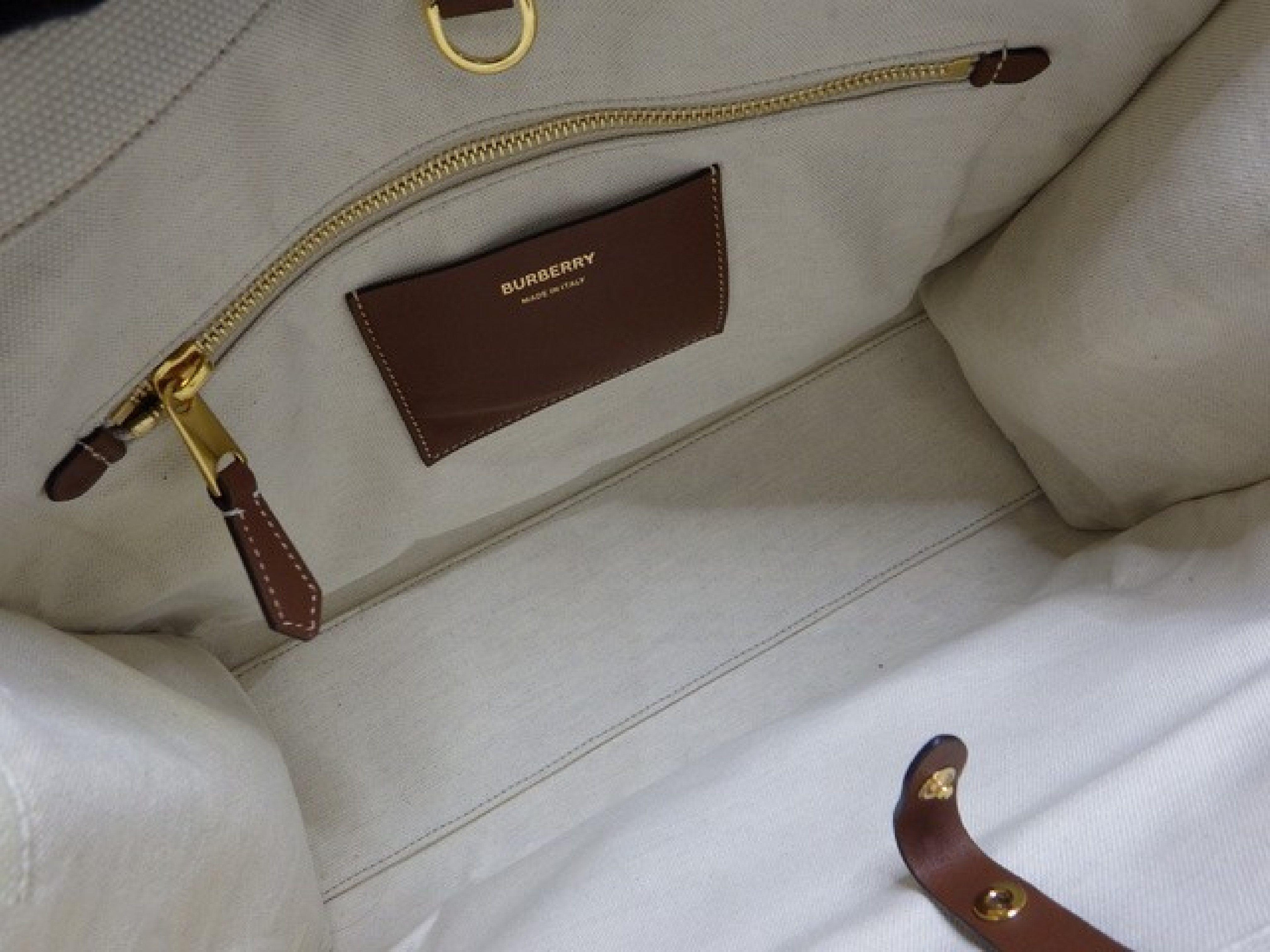 Freya Tote Small Canvas Ivory Tote Bag — view 8