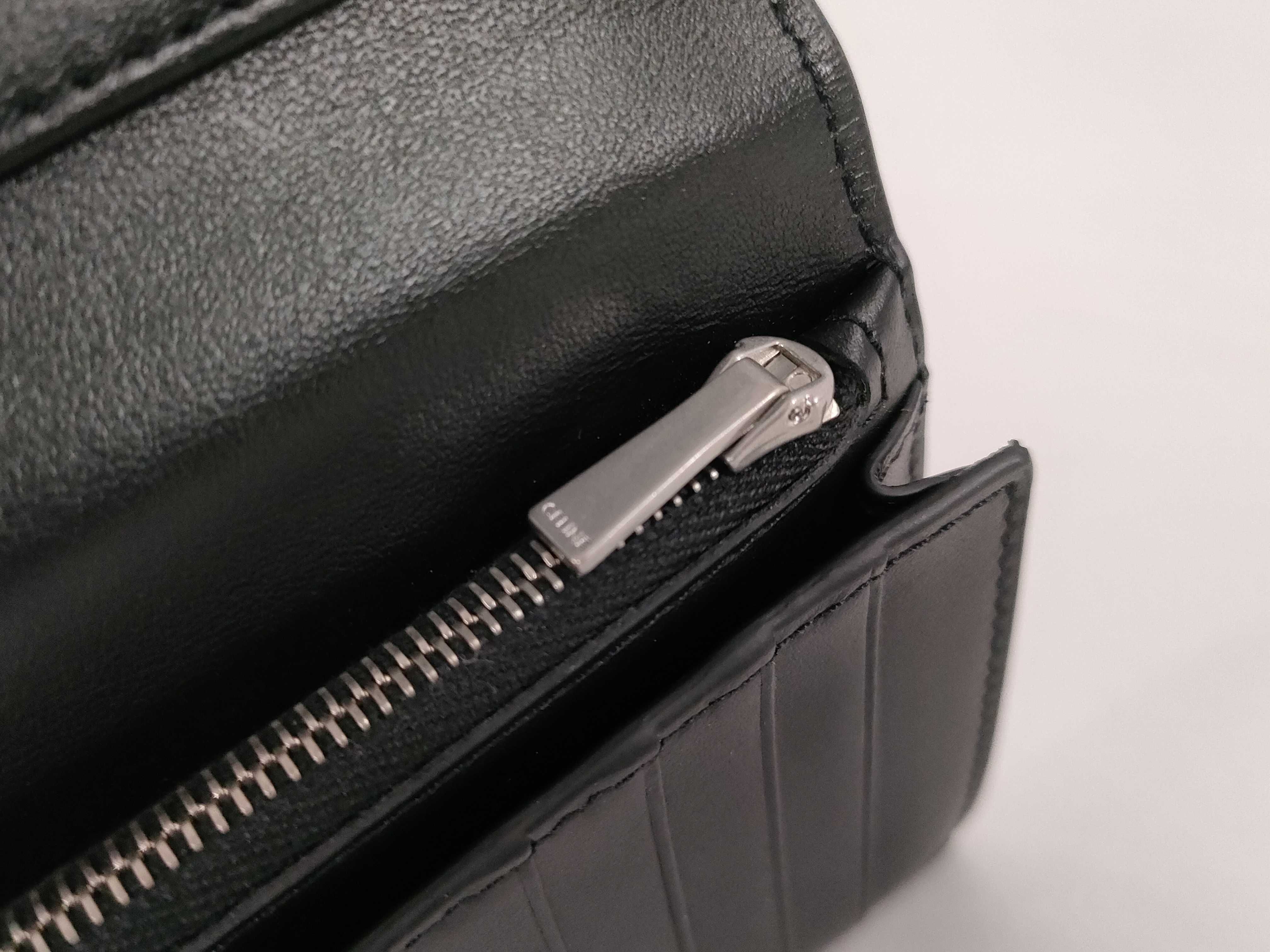 10C863 Bi-fold Long Wallet, Black — view 10