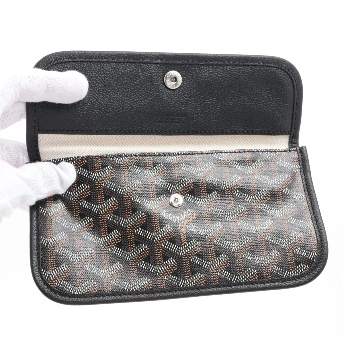 Saint Louis PM PVC Pouch Black No attached strap — view 3