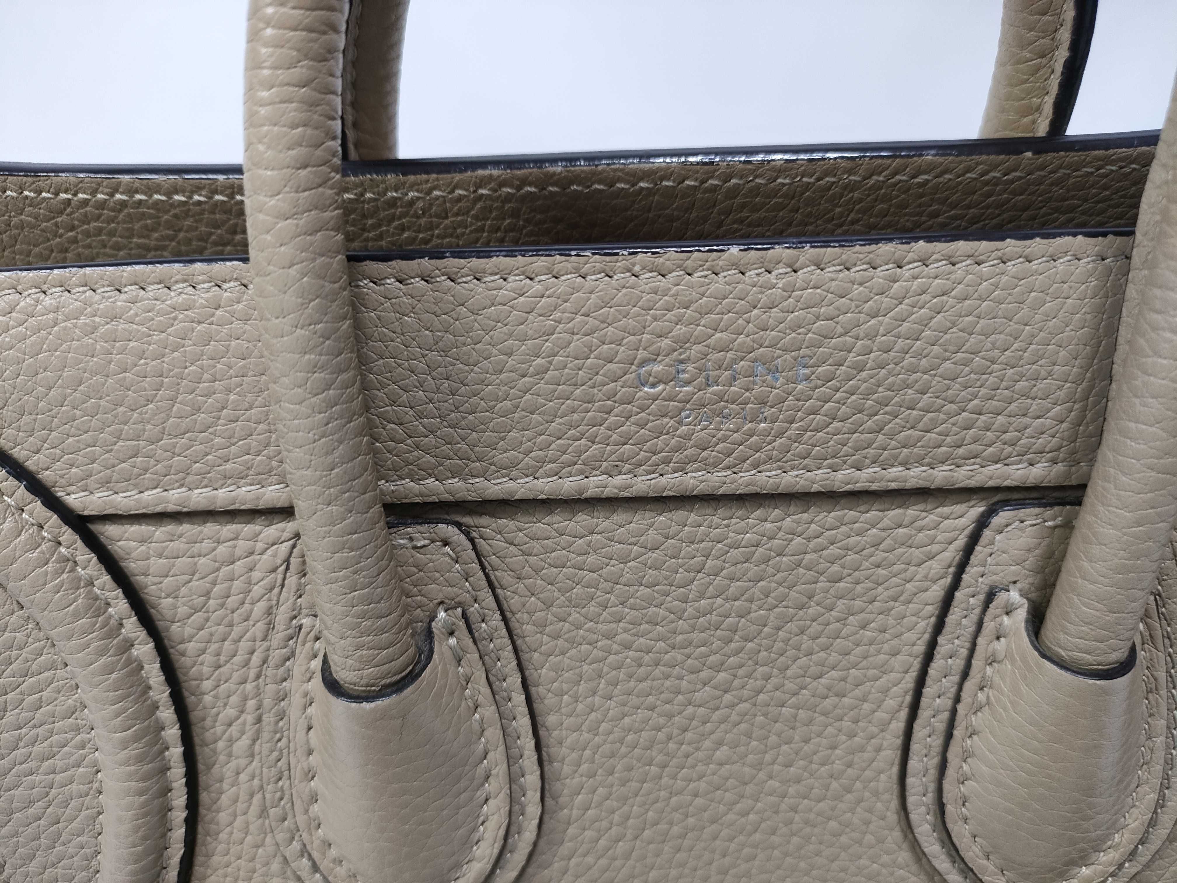 Luggage Nano Beige Handbag — view 11