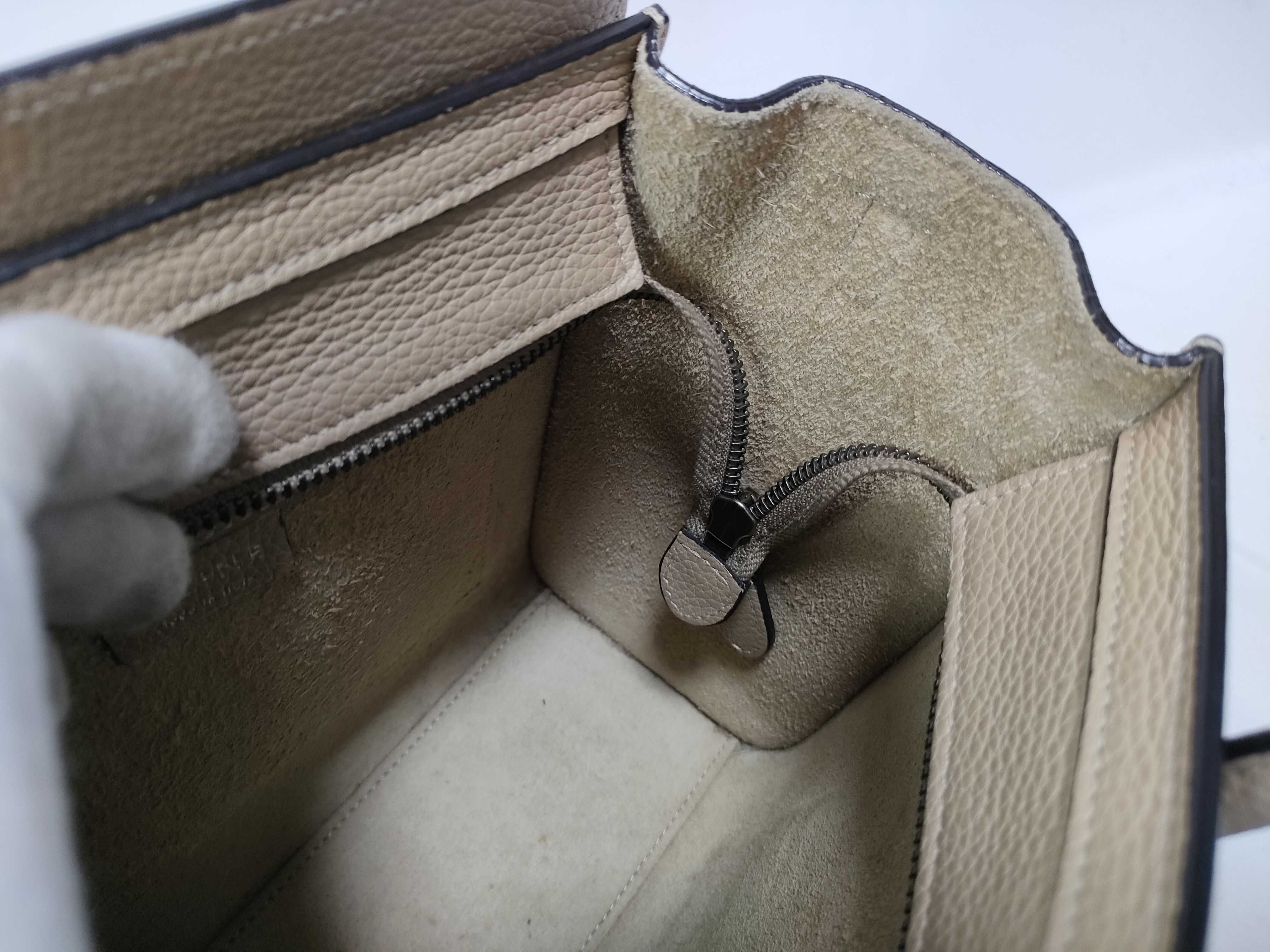 Luggage Nano Beige Handbag — view 12