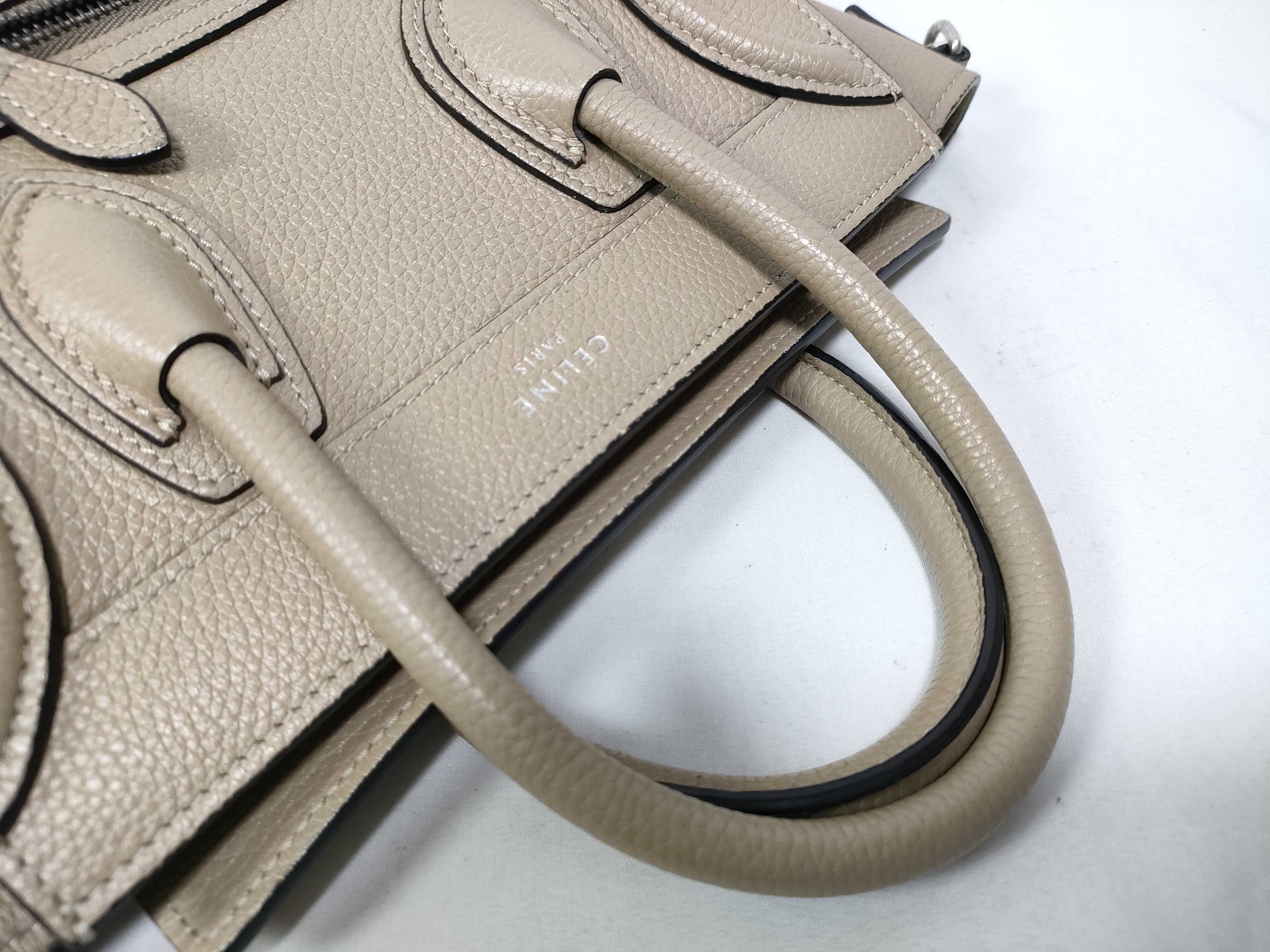 Luggage Nano Beige Handbag — view 8