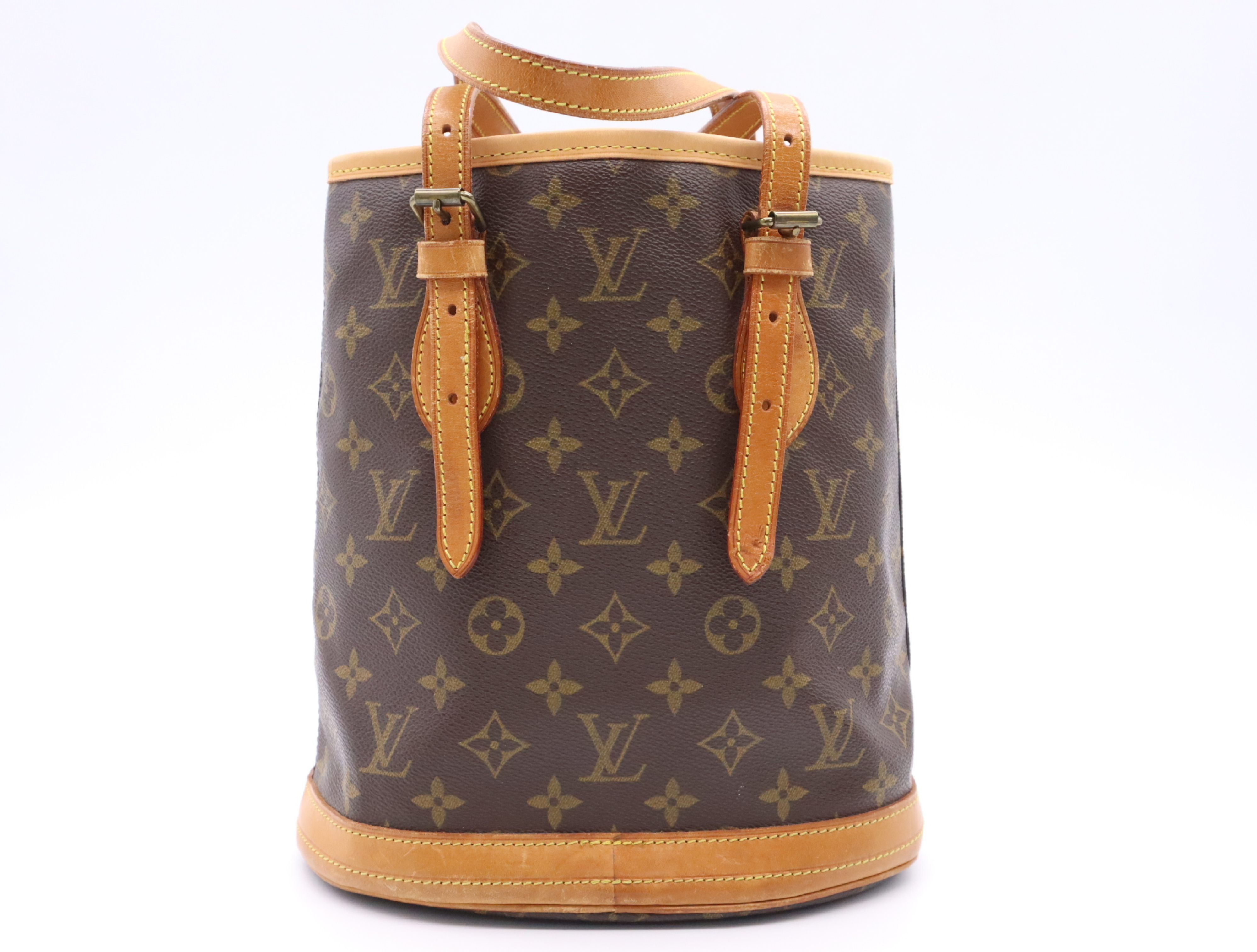M42238 Monogram Bucket PM Tote Bag with Pouch — view 2