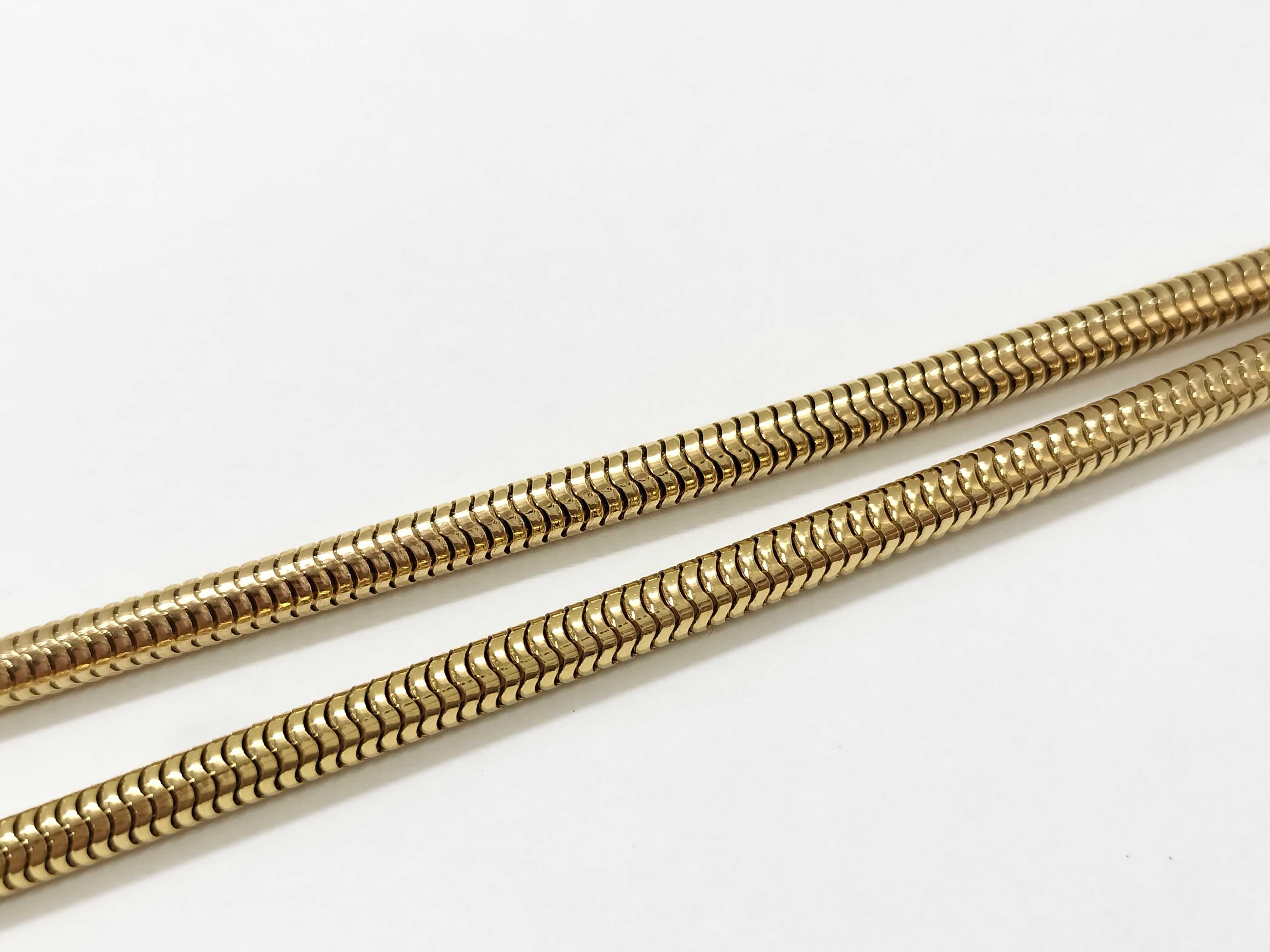 Vintage Long Necklace, Gold and Black Necklace — view 7