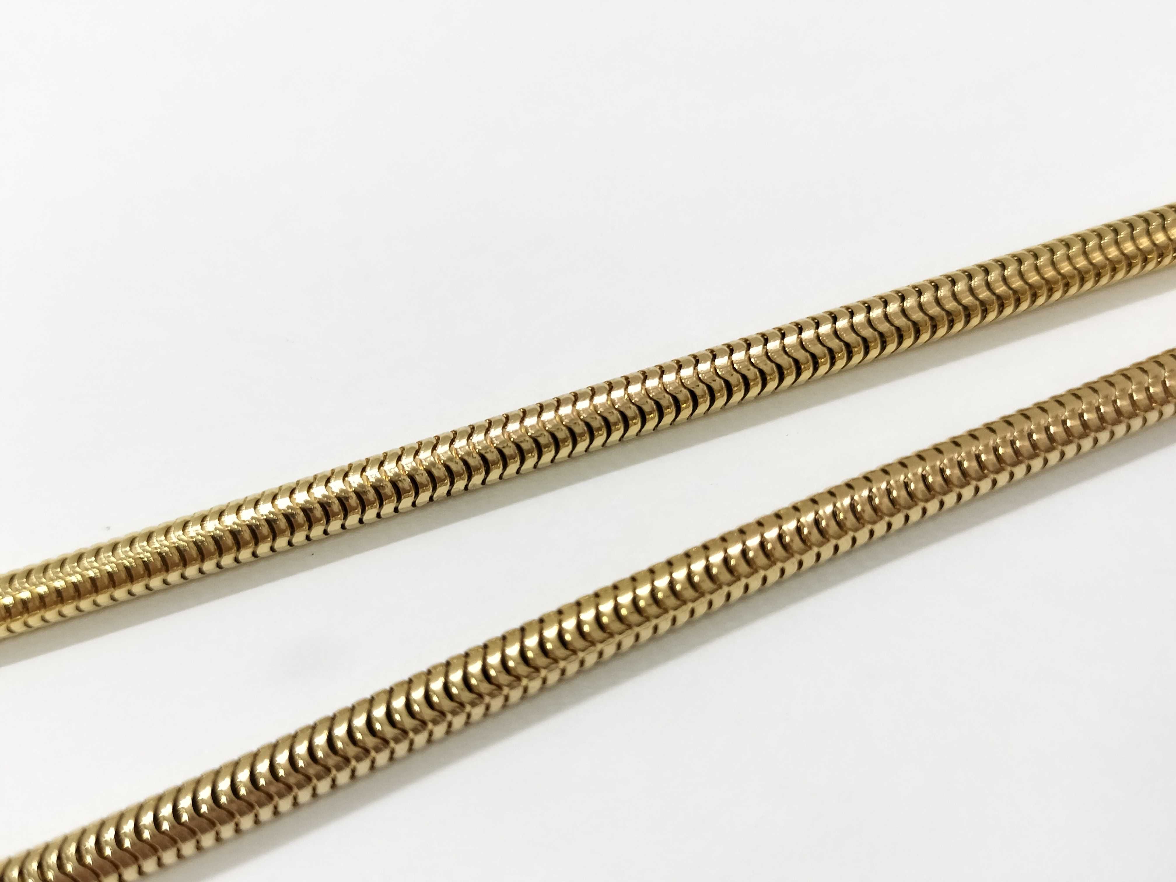 Vintage Long Necklace, Gold and Black Necklace — view 8